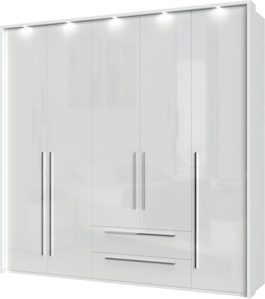 Thumbnail - PLACES OF STYLE Drehtürenschrank "Piano, inklusive Rahmen und Beleuchtung, soft-close-Funktion" viele Breiten zur Auswah...