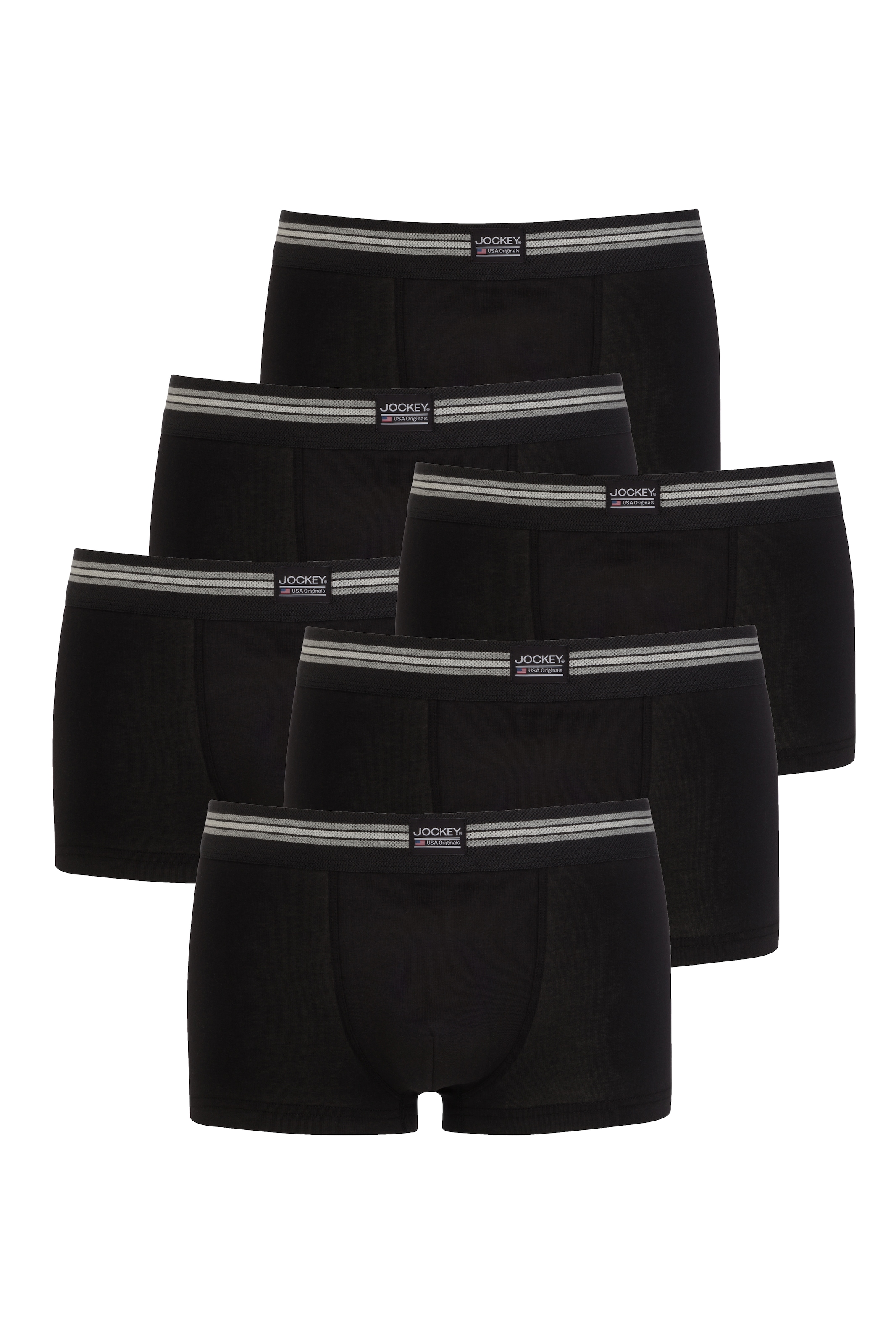 Jockey Trunk "Cotton Stretch" 6er Pack, mittlere Bundhöhe, ohne Eingriff, k günstig online kaufen