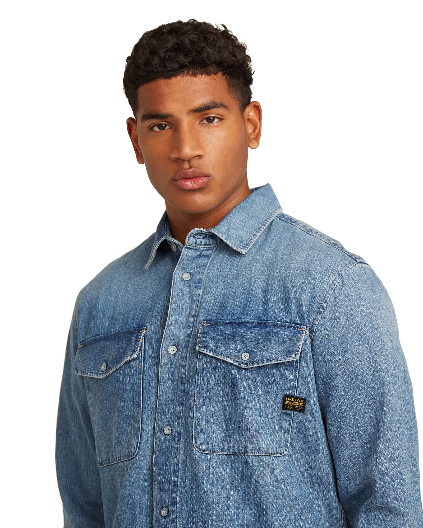 G-STAR Langarmshirt »Marine Denim Slim Shirt«