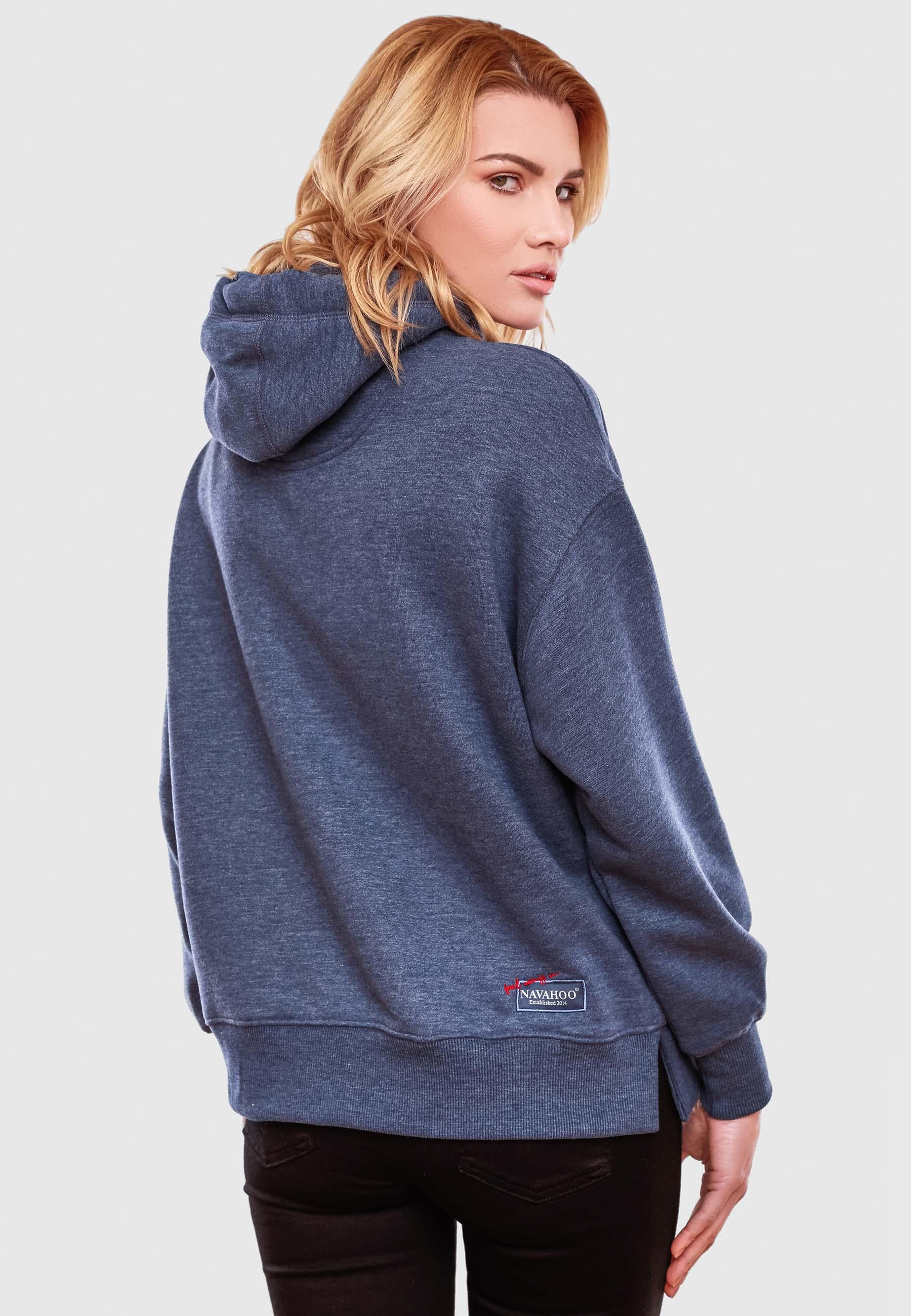 Navahoo Kapuzensweatshirt »Goldfee«, Stylischer Damen Hoodie im Oversize-Look