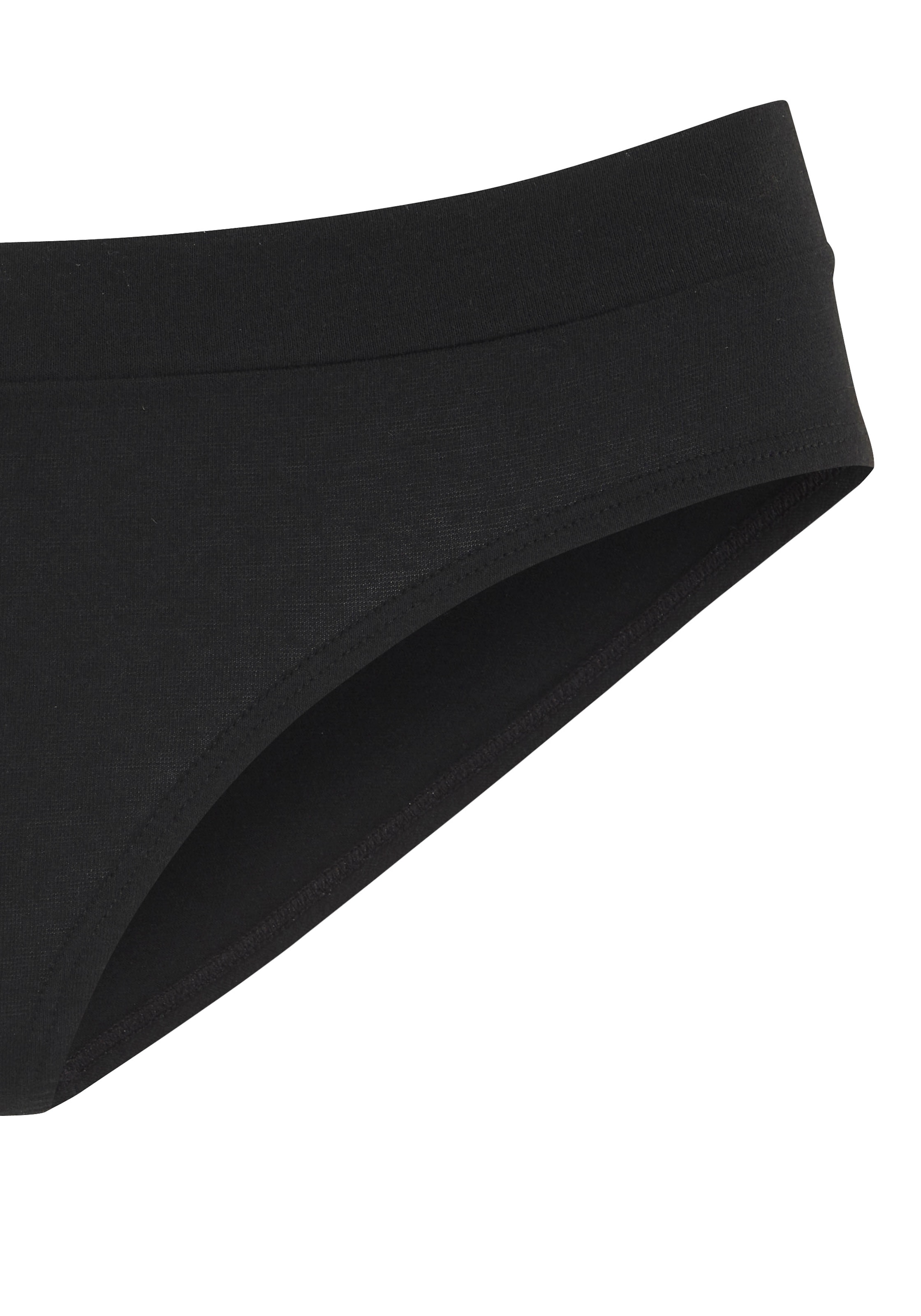 Vivance Jazz-Pants Slips, (5er-Pack), mit breitem Bündchen ohne zusätzliches Gummi