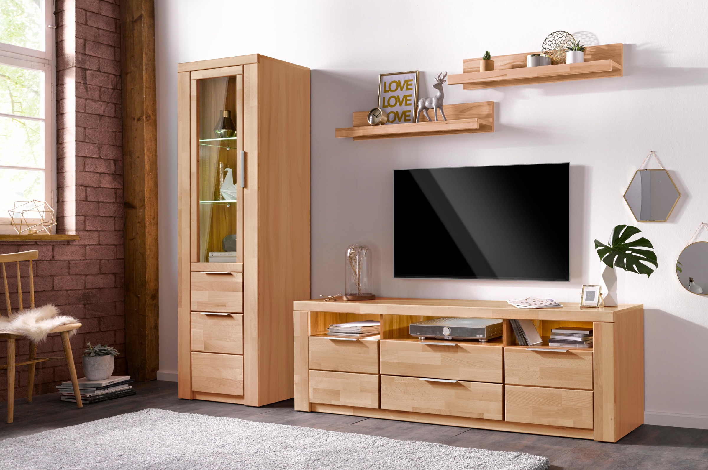 OTTO home Wohnwand "ZARA" Set, 4 Stk. tlg. günstig online kaufen