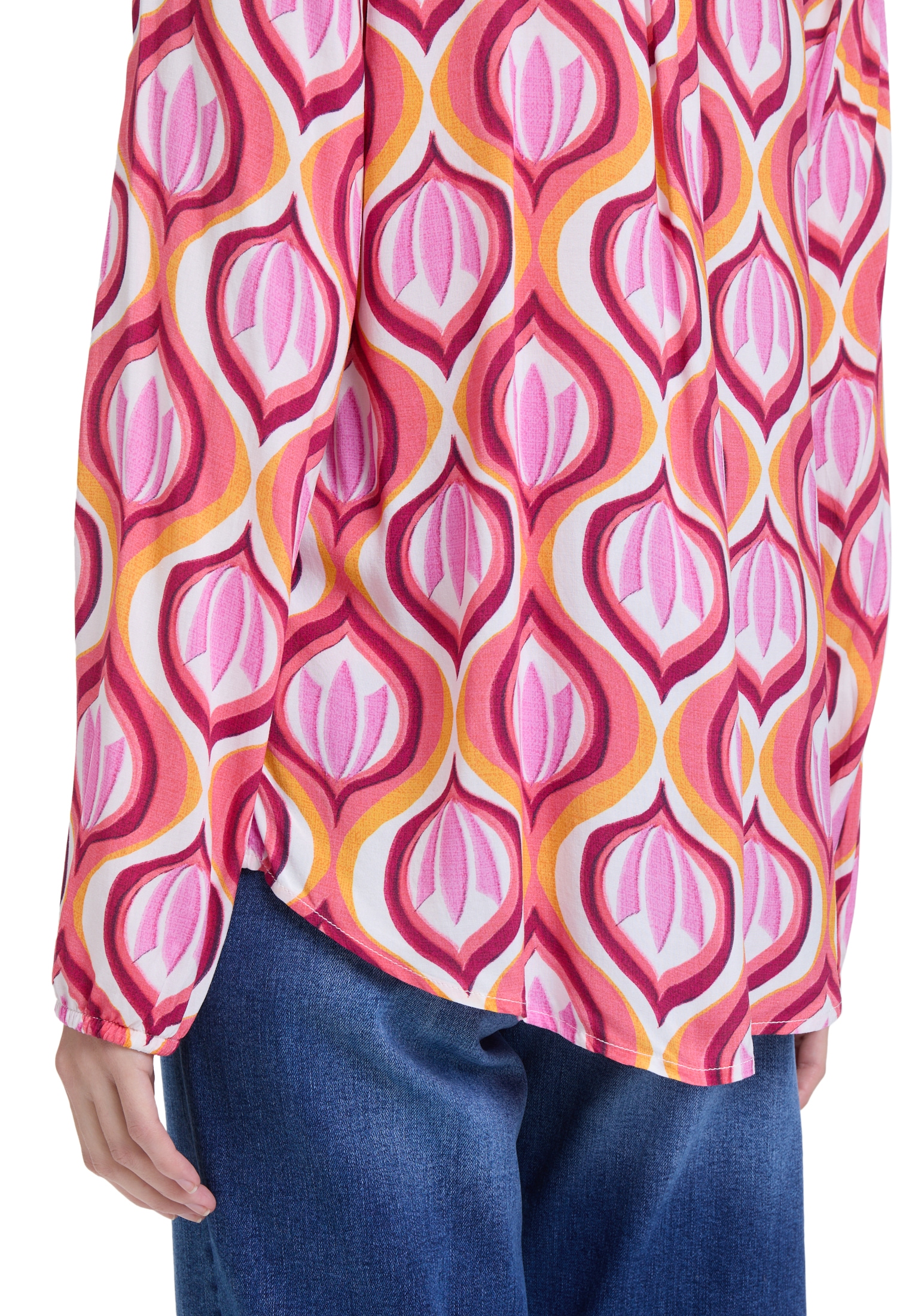 Cartoon Shirtbluse »Cartoon Damen Blusenshirt mit Muster«