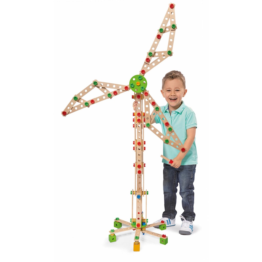 Eichhorn Konstruktionsspielsteine »Constructor Windrad 300tlg.«, (300 St.)