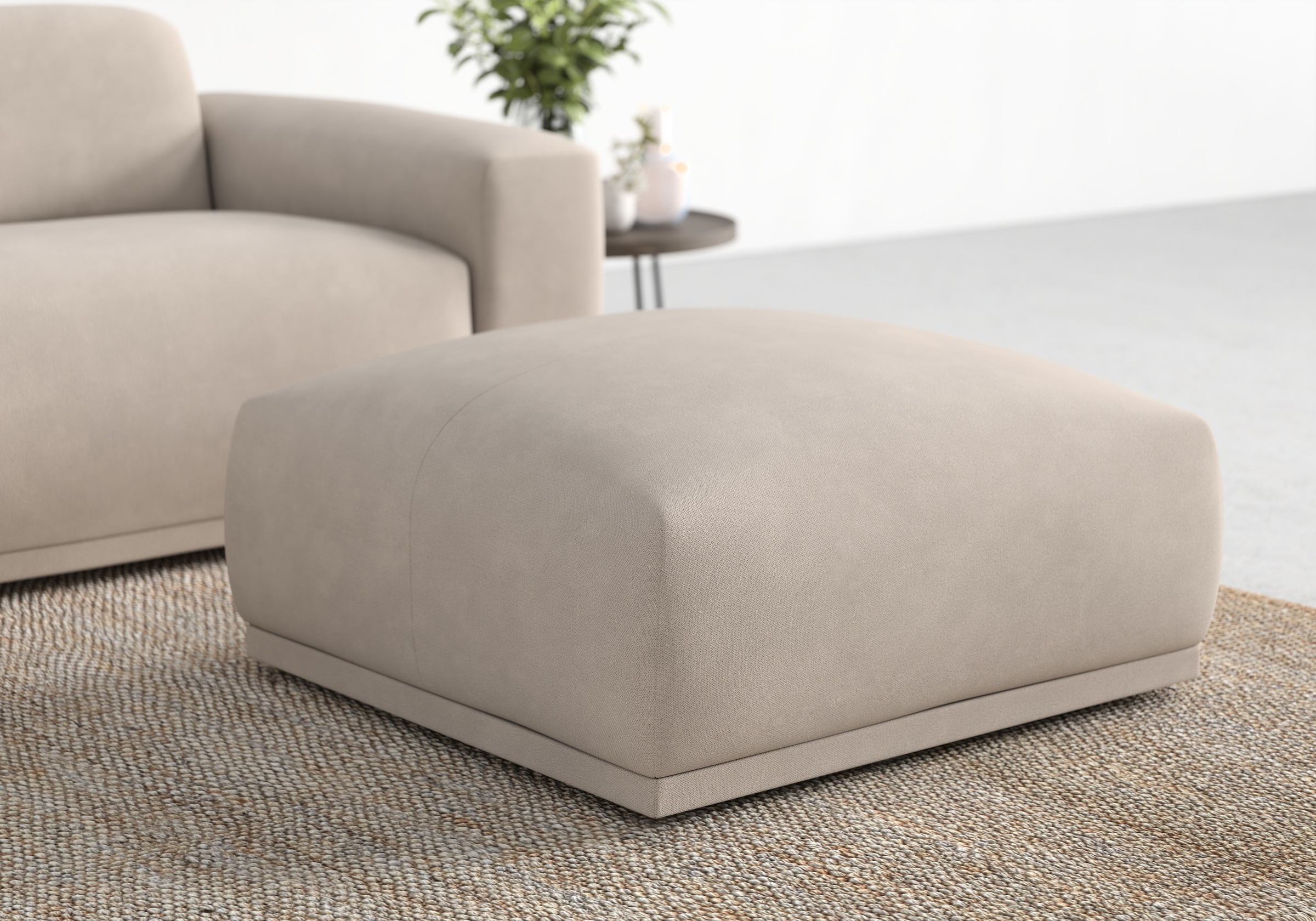 TRENDMANUFAKTUR "Braga, mit hochwertigem Kaltschaum, quadratisch, in Cord e günstig online kaufen