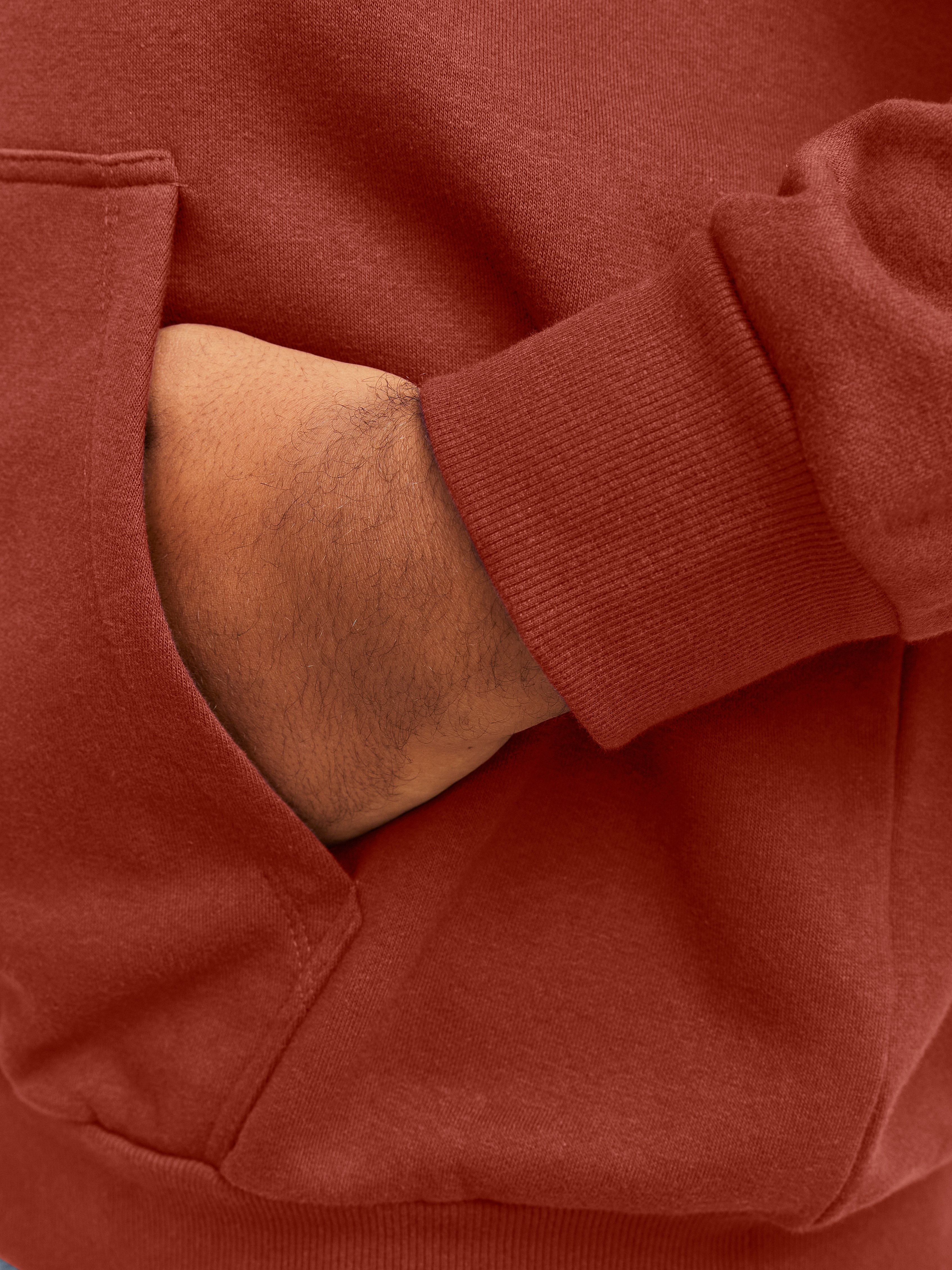 Thumbnail - Jack & Jones PlusSize Hoodie "JJECALEB VARSITY SWEAT HOOD NOOS PLS"