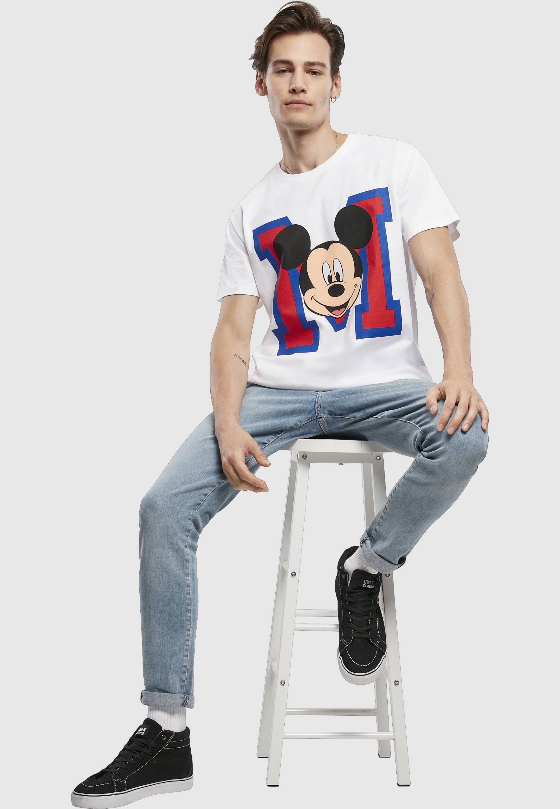 Merchcode T-Shirt »Merchcode Herren Mickey Mouse M Face« 1 Stk.