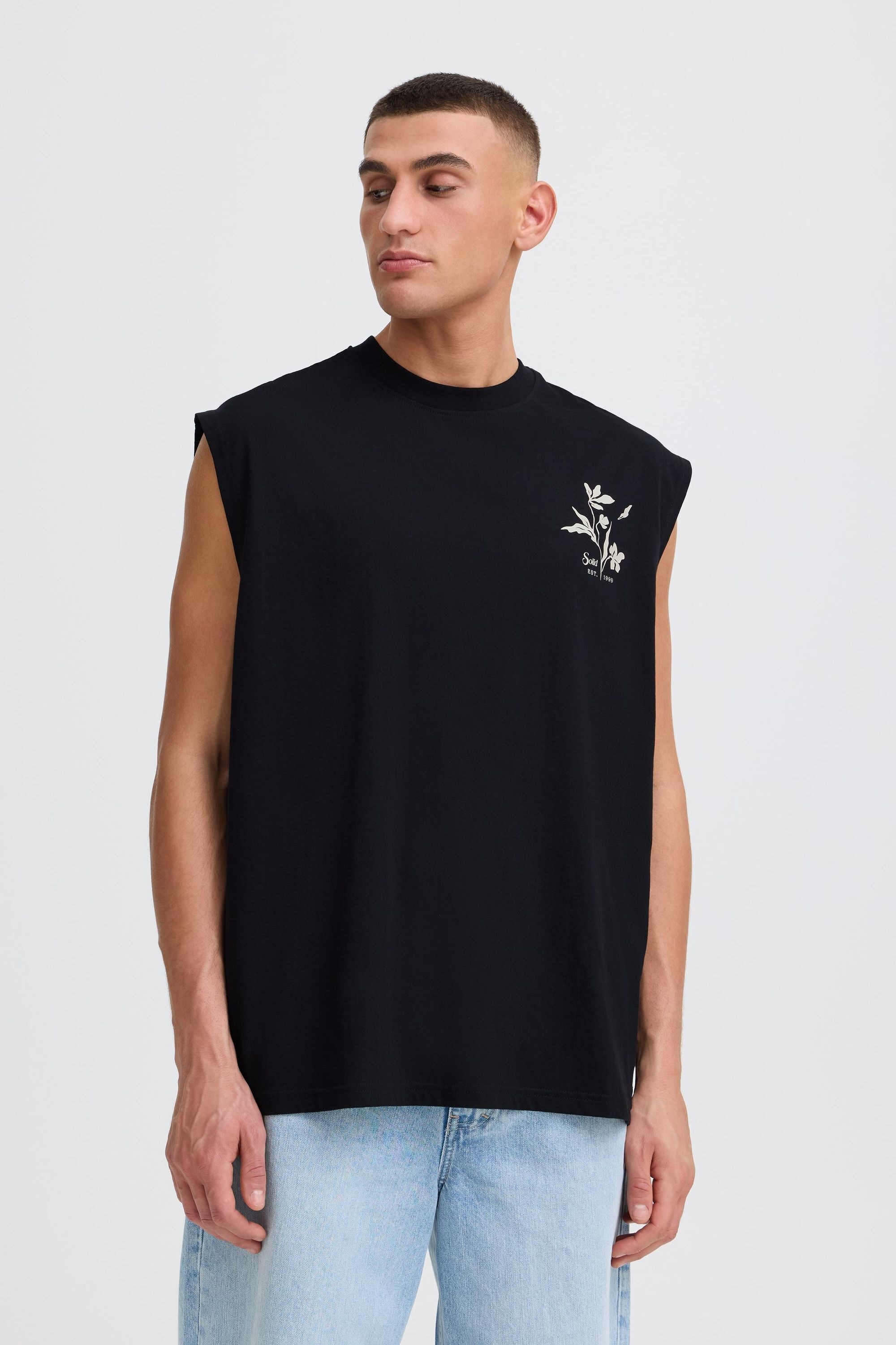 !Solid Longtop »Rundhalsshirt SDAmon Oversized«