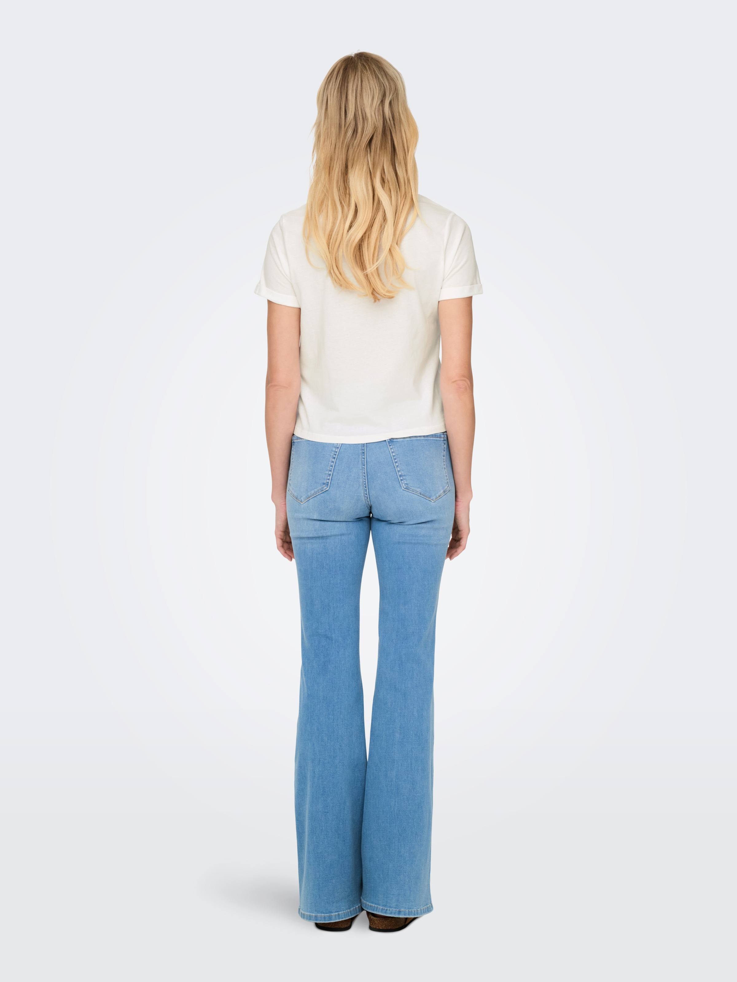 ONLY Kurzarmshirt »ONLDORA S/S KNOT FOLD-UP TOP JRS«