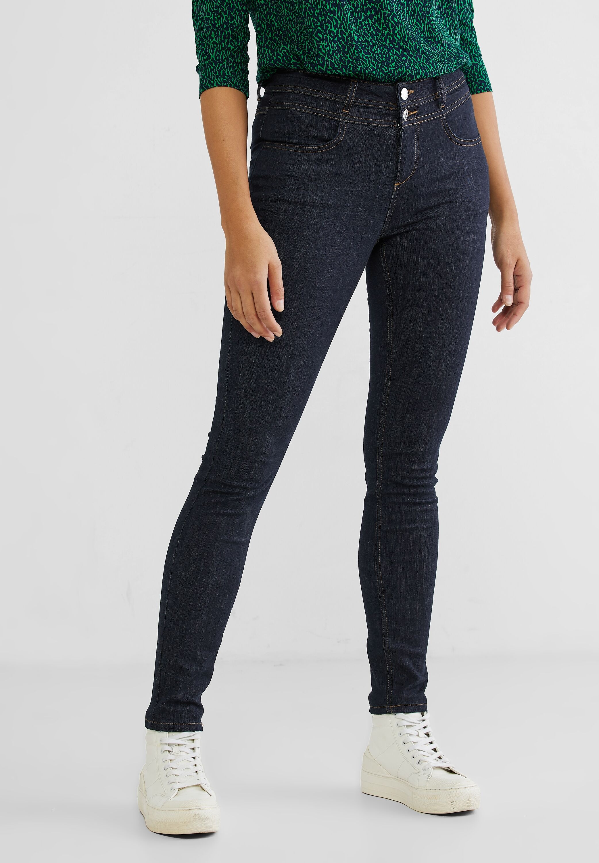 STREET ONE Slim-fit-Jeans, High Waist günstig online kaufen