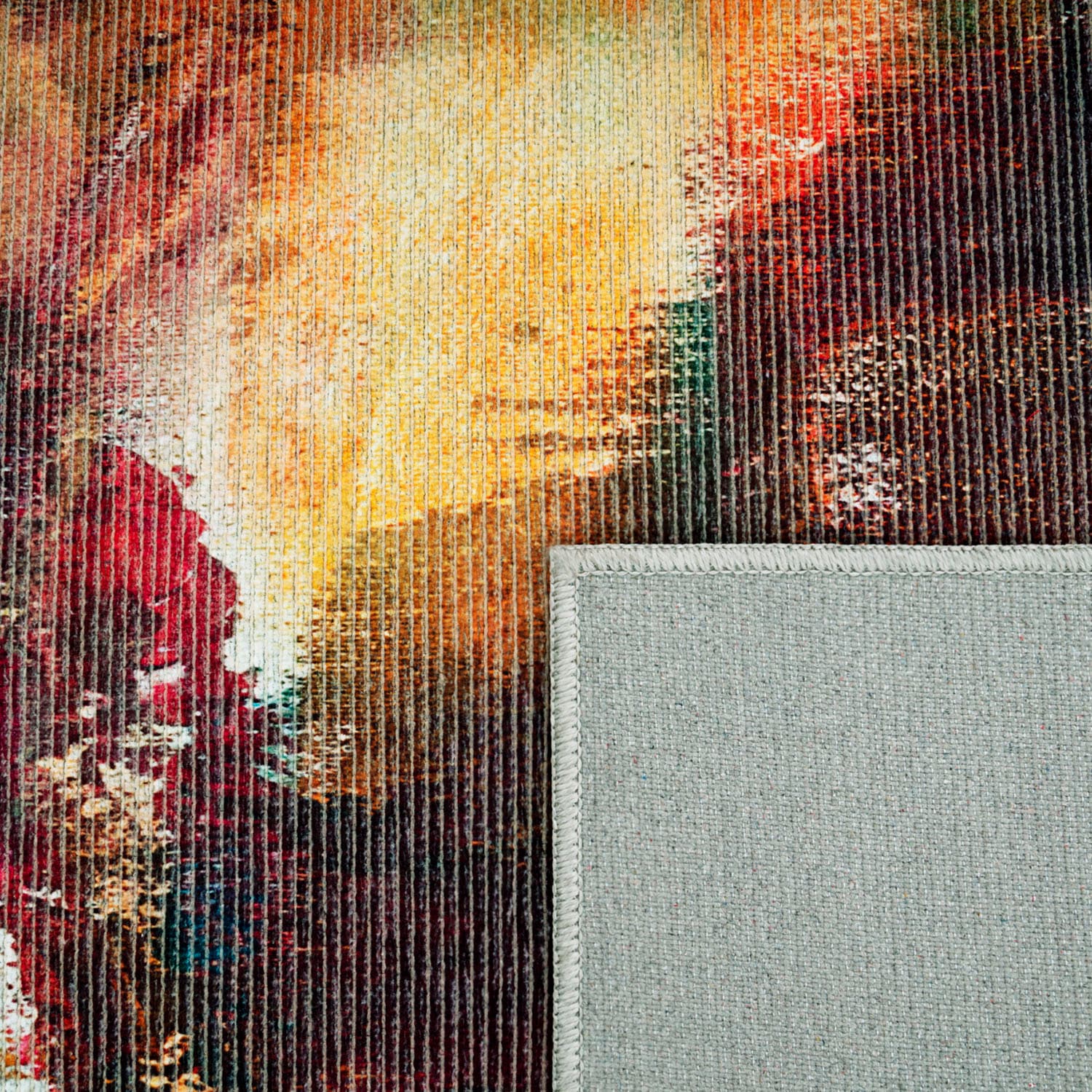 Paco Home Teppich »Marseille 935«, rechteckig, 4 mm Höhe, Kurzflor, modernes abstraktes Design