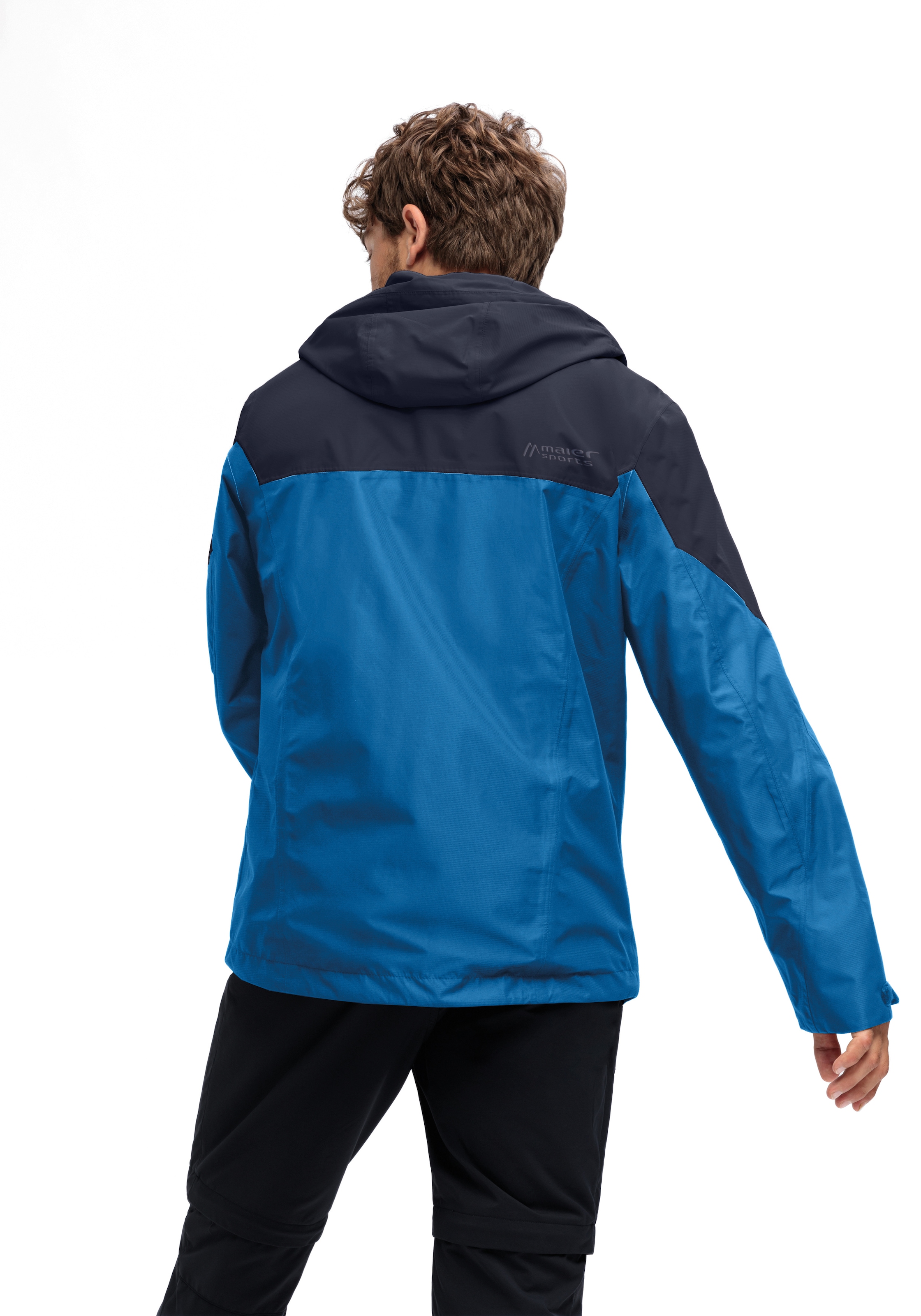 Maier Sports Regenjacke »Schlufterkopf M« Herren Jacke wasserdicht, moderner Windbreaker, Outdoorjacke, Reg. Fit