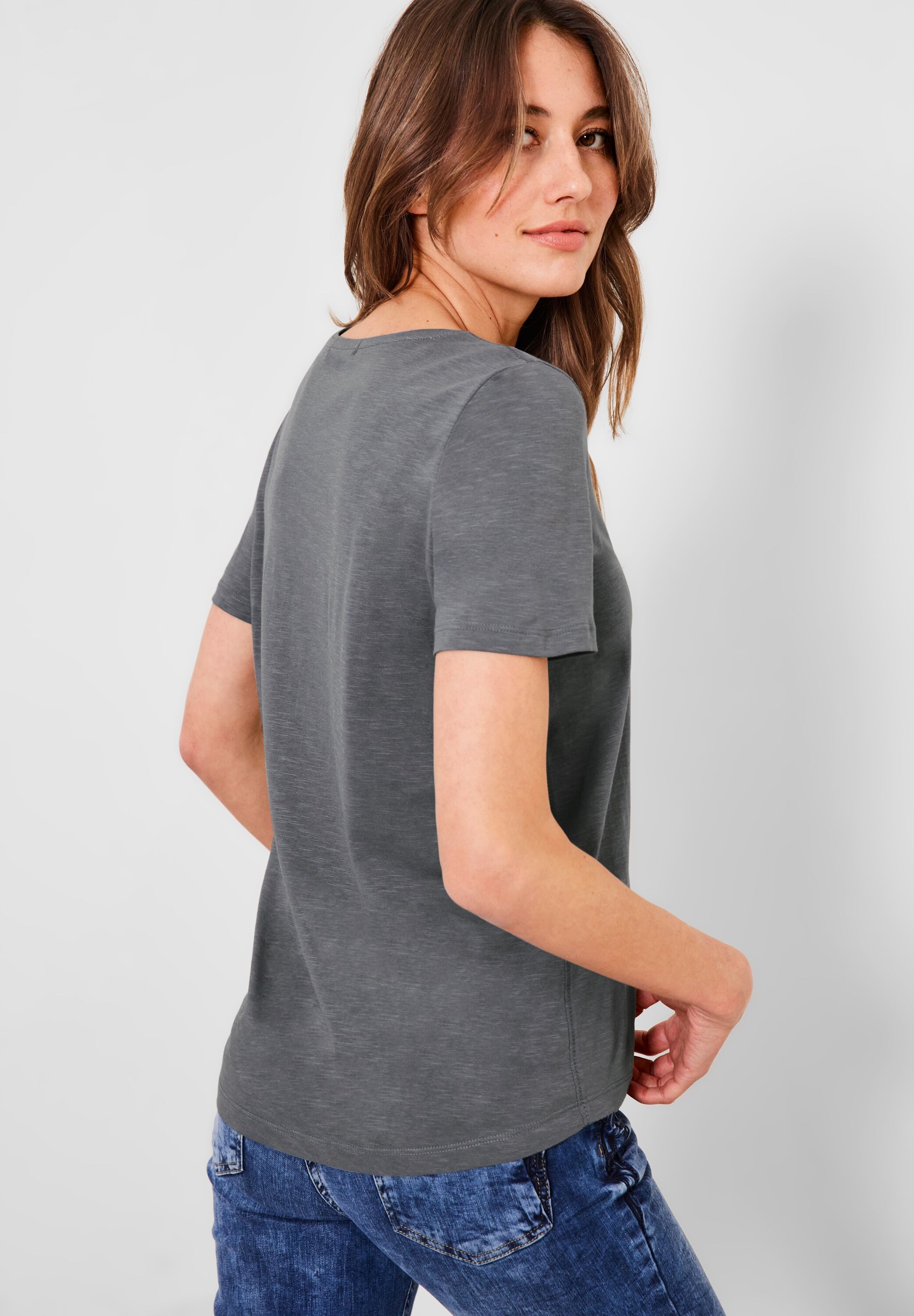 Cecil T-Shirt, aus reiner Baumwolle