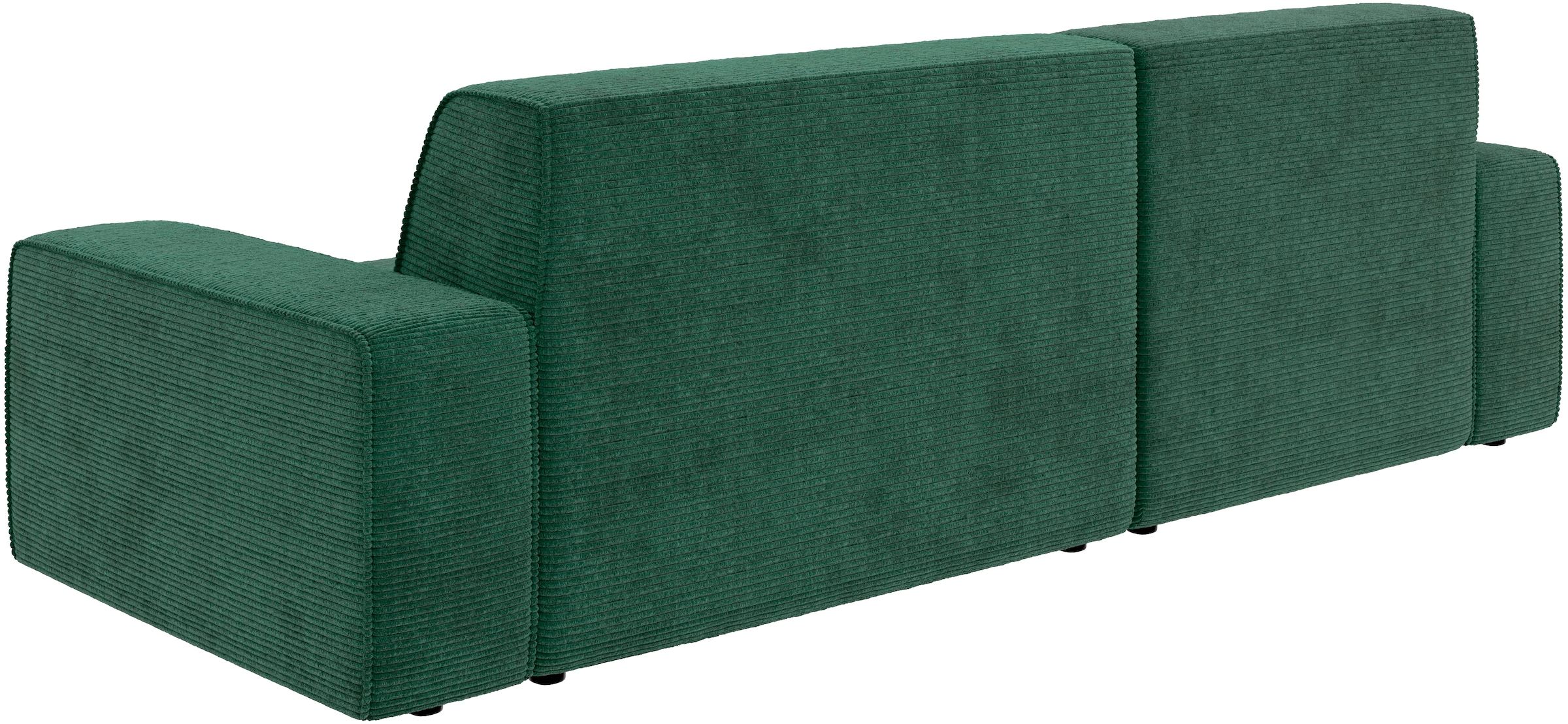 TRENDMANUFAKTUR Ecksofa »Graz, wahlweise mit Sitzvorschub und Bettkasten, L-Form, Breite 246 cm«, in Cord-, haustierfreundlichem LEO Struktur- oder LUMOS-3D-Bezug