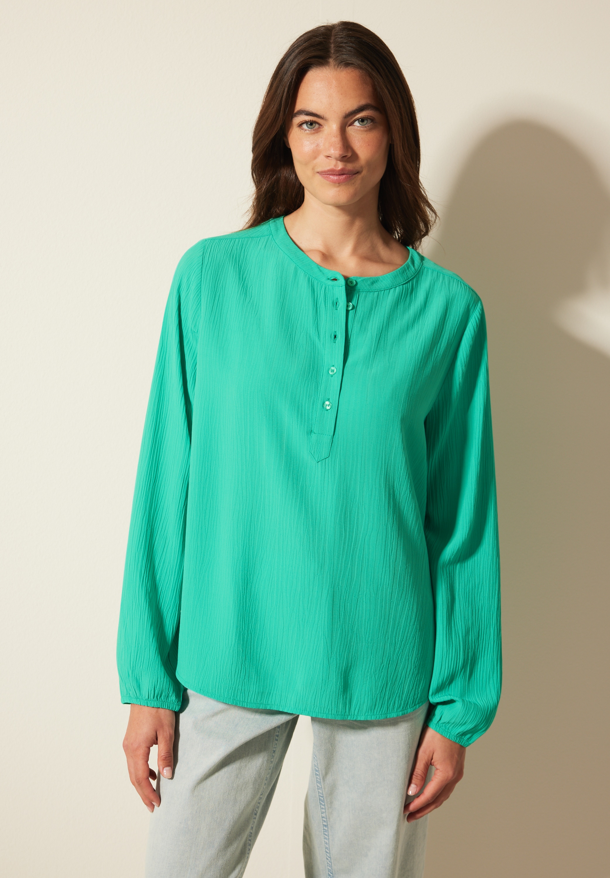 Cecil Blouson ohne Kapuze mit Rundhalsausschnitt günstig online kaufen