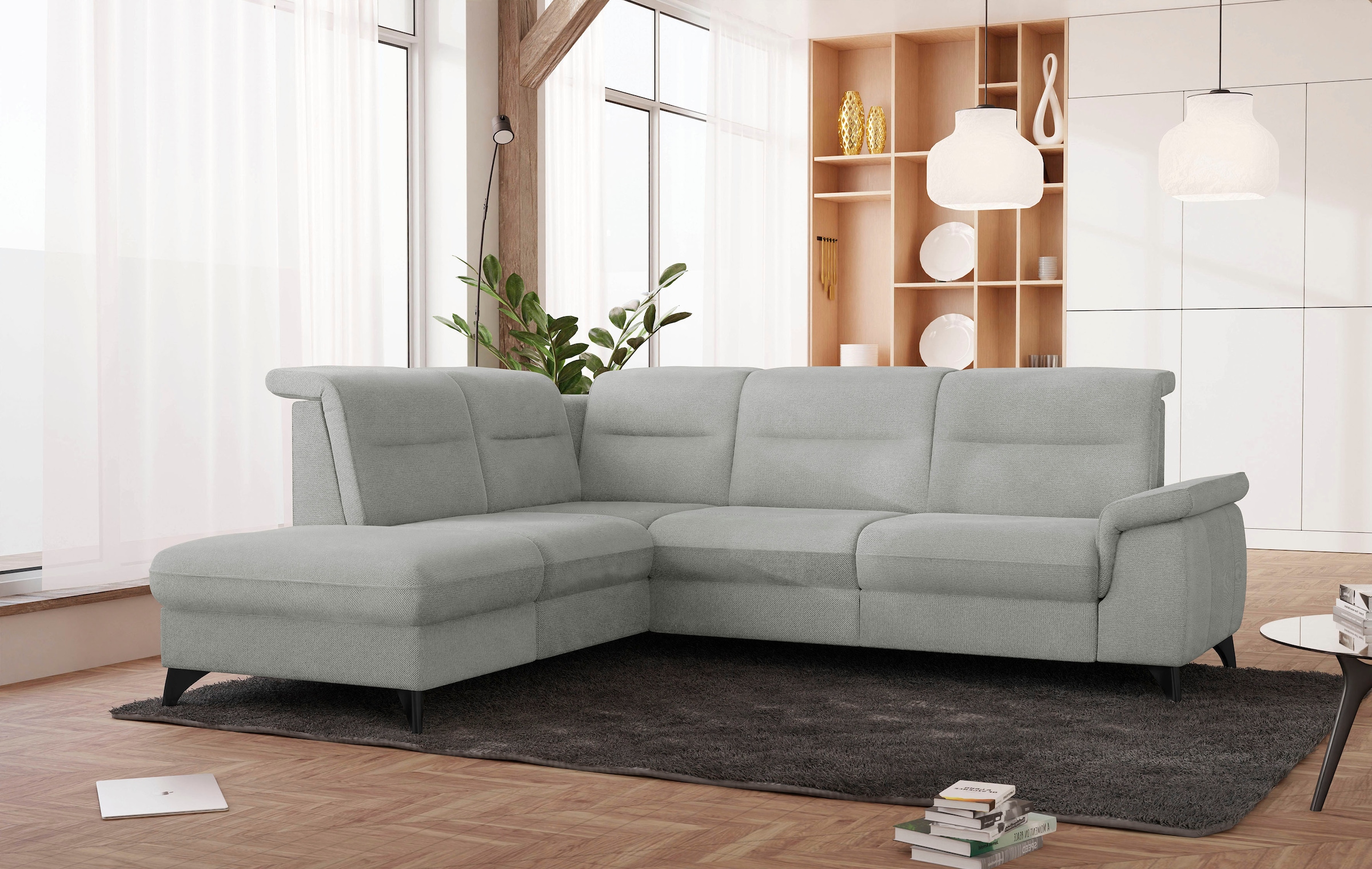 sit&more Ecksofa "Astoria L-Form" wahlweise mit motorischer Relaxfunktion günstig online kaufen