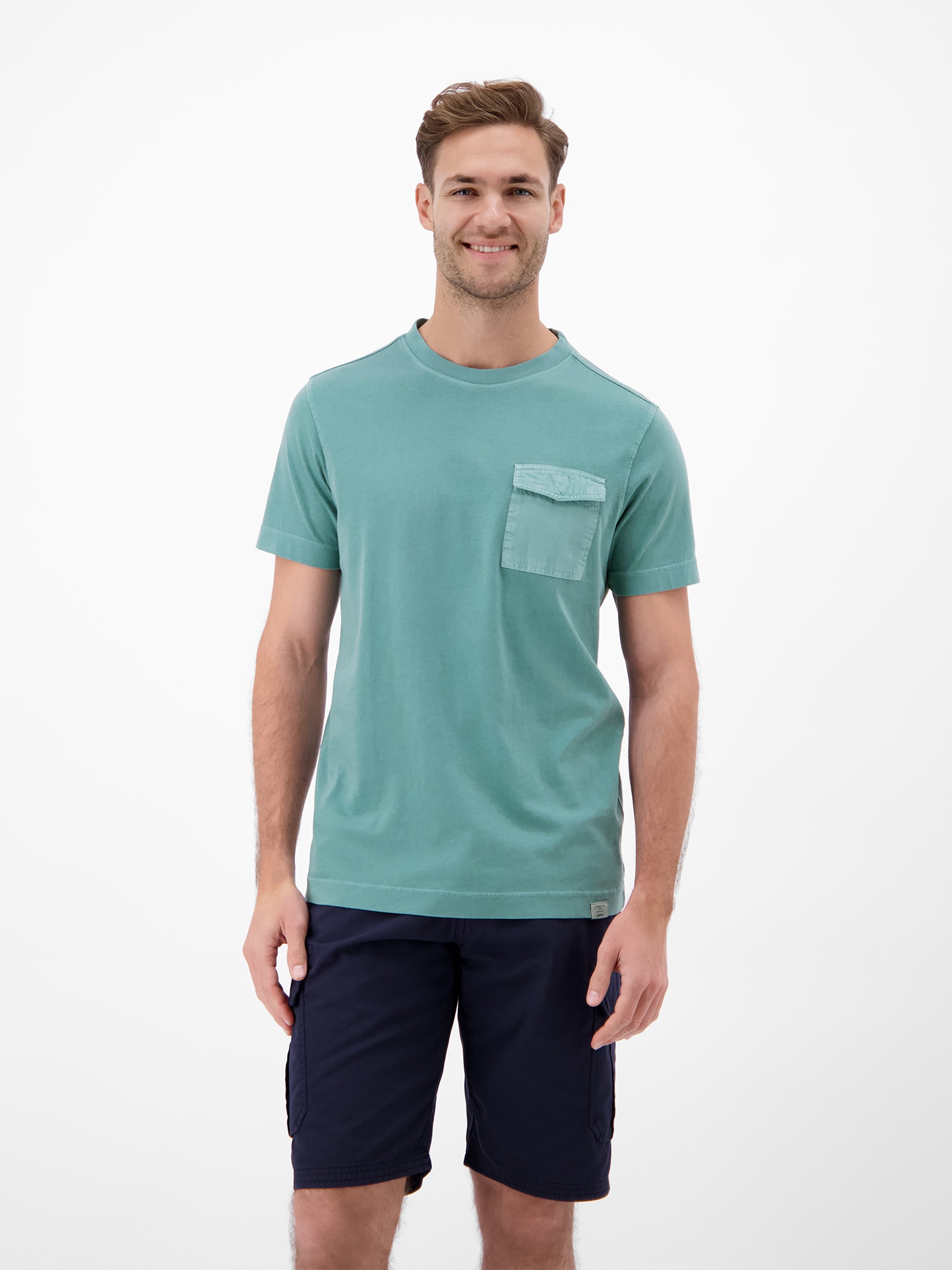 LERROS Kurzarmshirt mit aufgesetzter Brusttasche