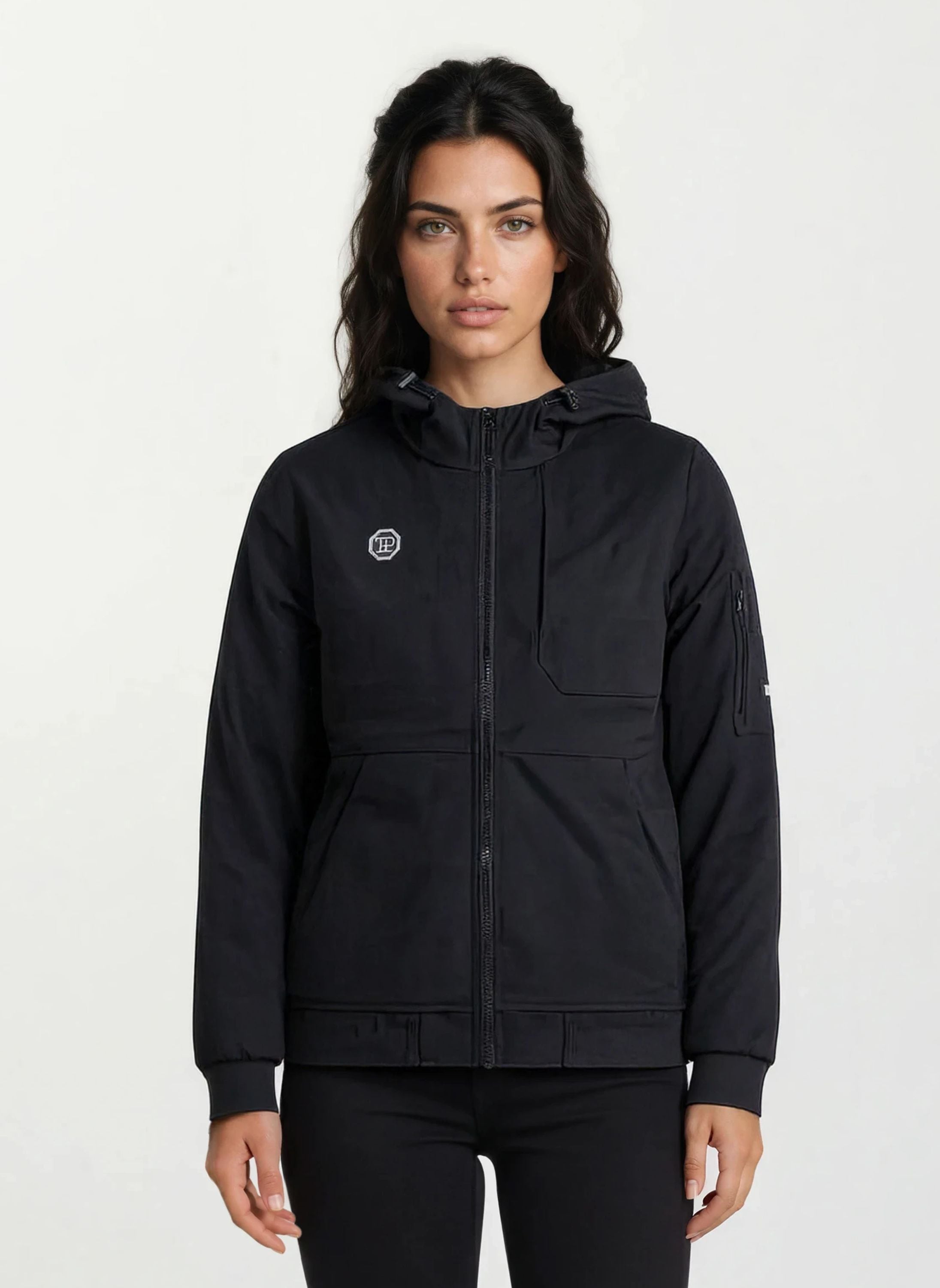trueprodigy Sommerjacke "Lucas F Kapuze diverse Eingrifftaschen und badges" mit Kapuze