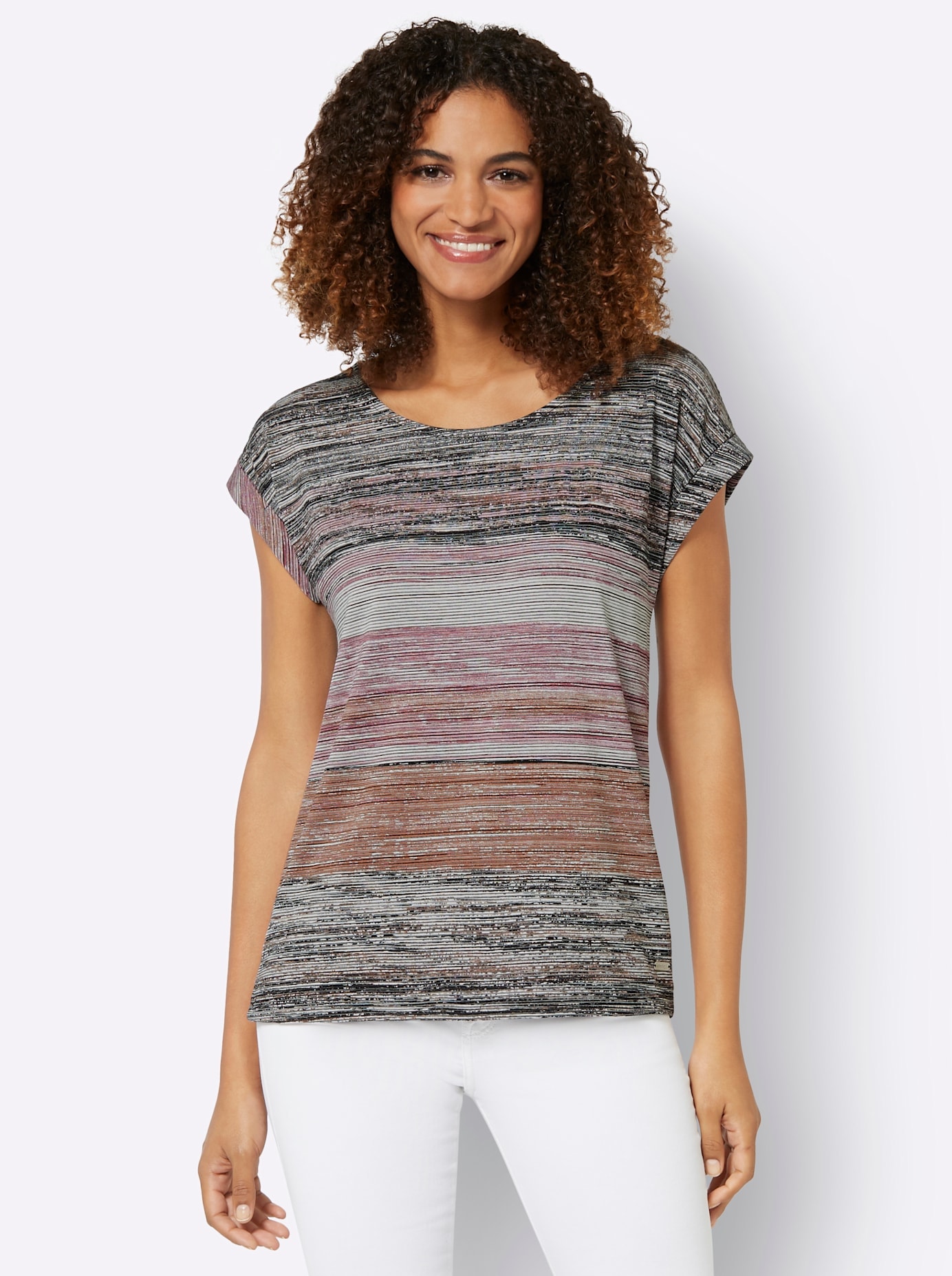Casual Looks Kurzarmshirt »Shirt«, (1 tlg.)