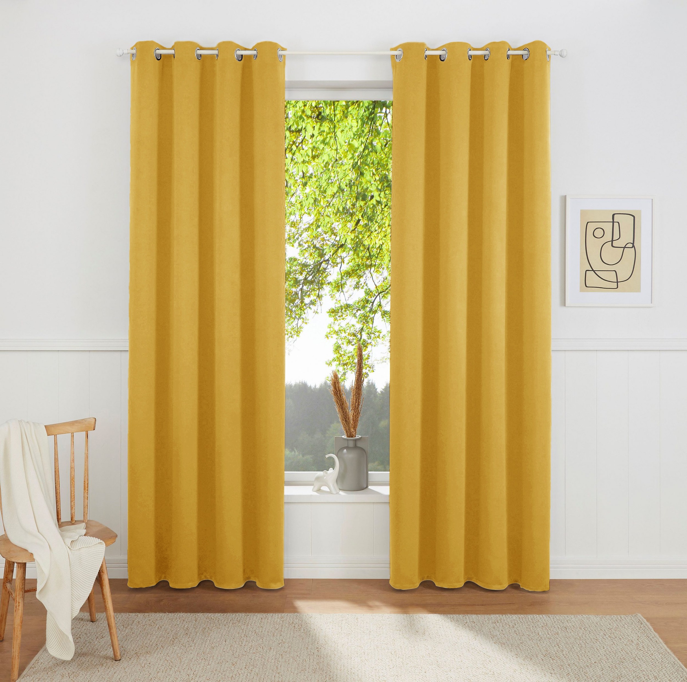 OTTO home Vorhang "SOLA" Ösen 1 Stk. tlg. blickdicht, Ösen-Aufhängung, wärm günstig online kaufen