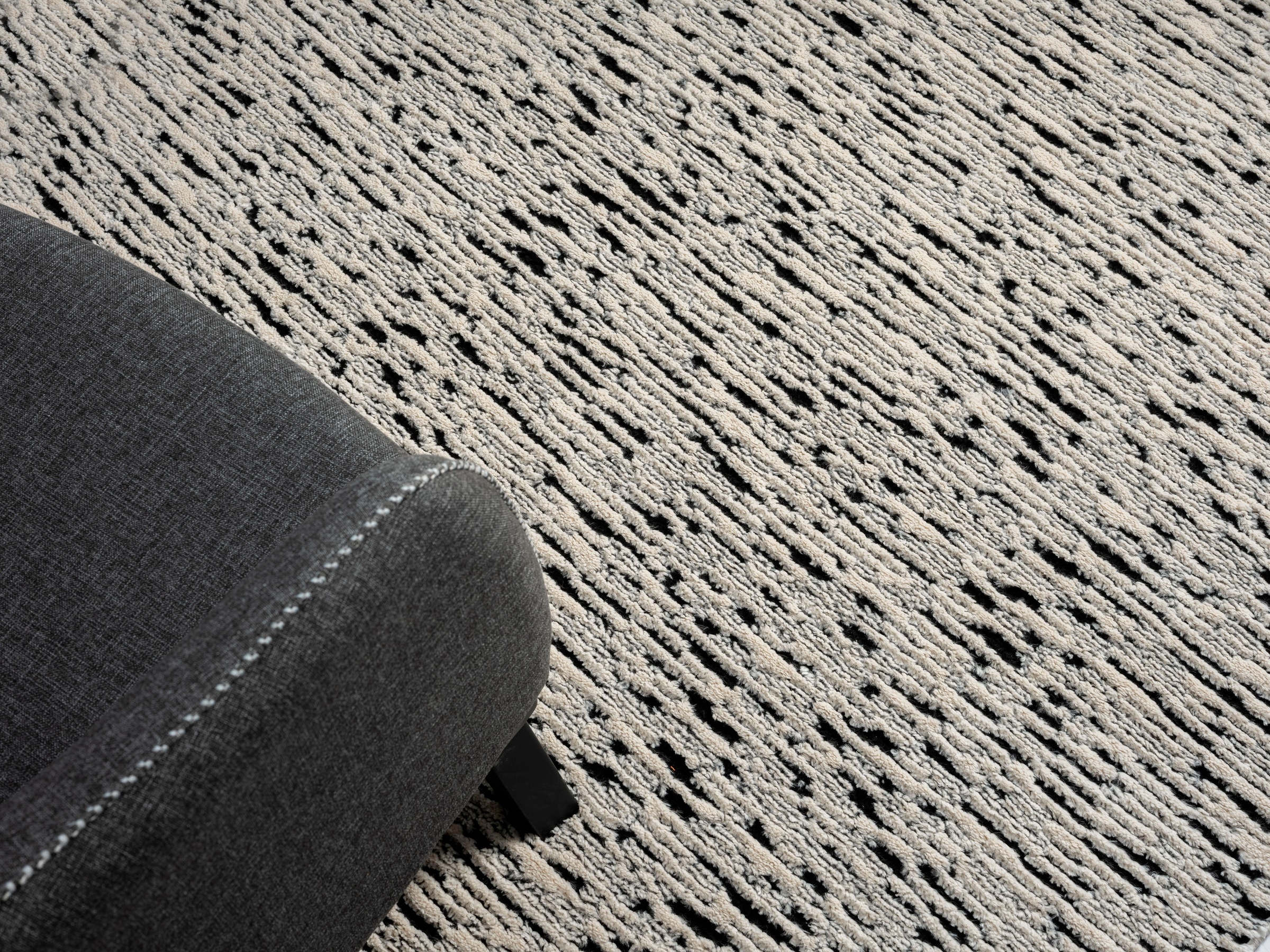 Myflair Möbel & Accessoires Hochflor-Teppich »Moroccan Rockface«, rechteckig, modern, marokkanisches Design, meliert, flauschig weich, mit Fransen