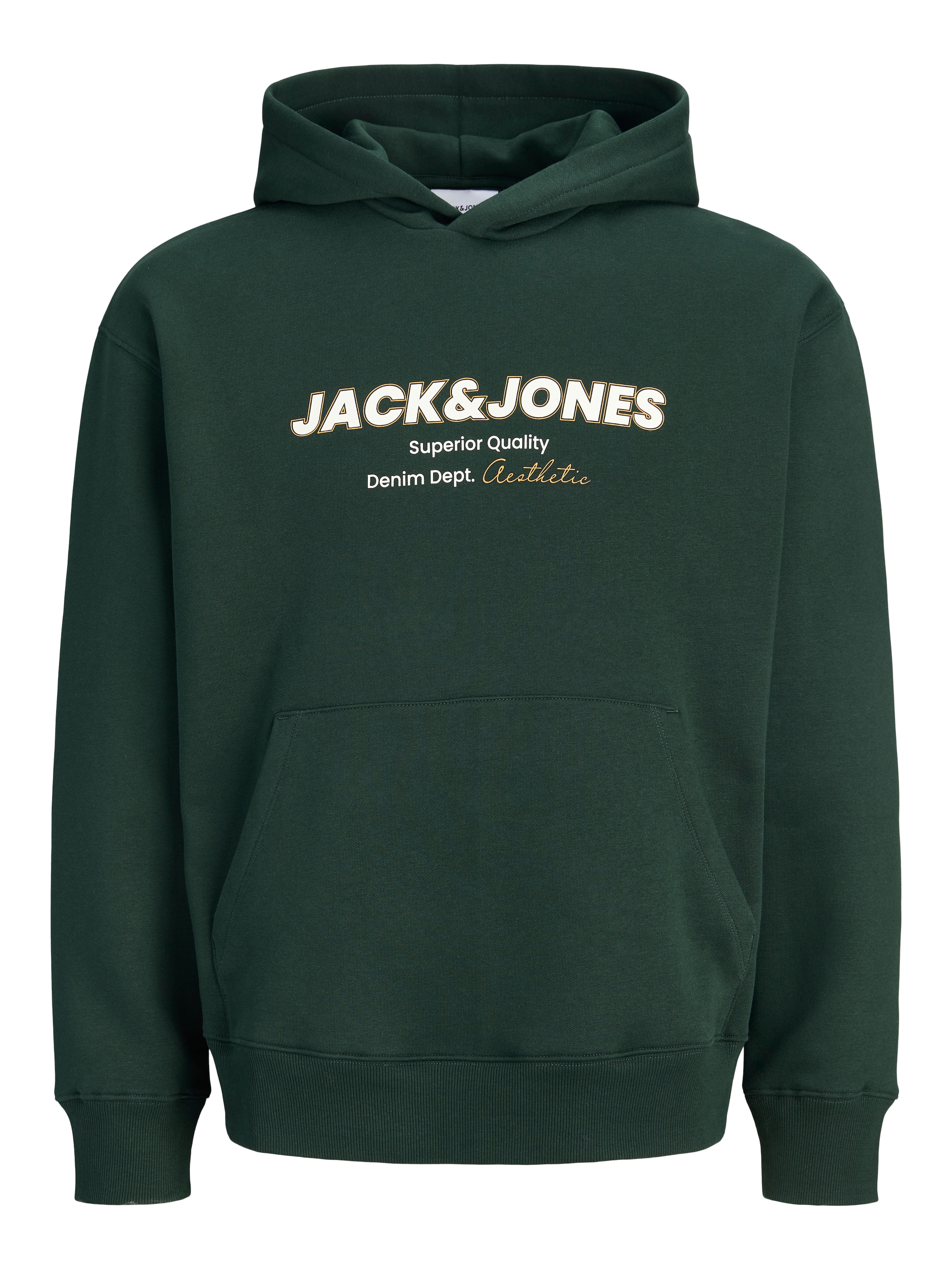 Jack & Jones "JJABBO SWEAT HOOD", Baumwollmischung, locker geschnitten