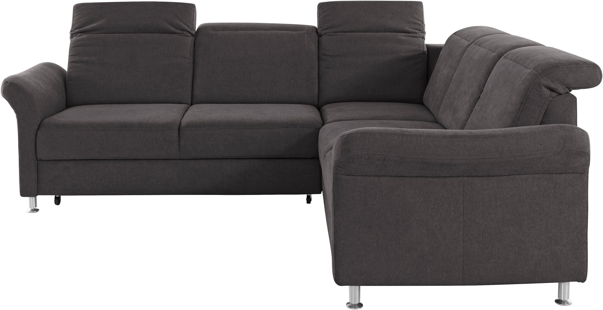 sit&more Ecksofa »Darwin L-Form«, inklusive Federkern, wahlweise mit Kopfteilverstellung, Bettfunktion