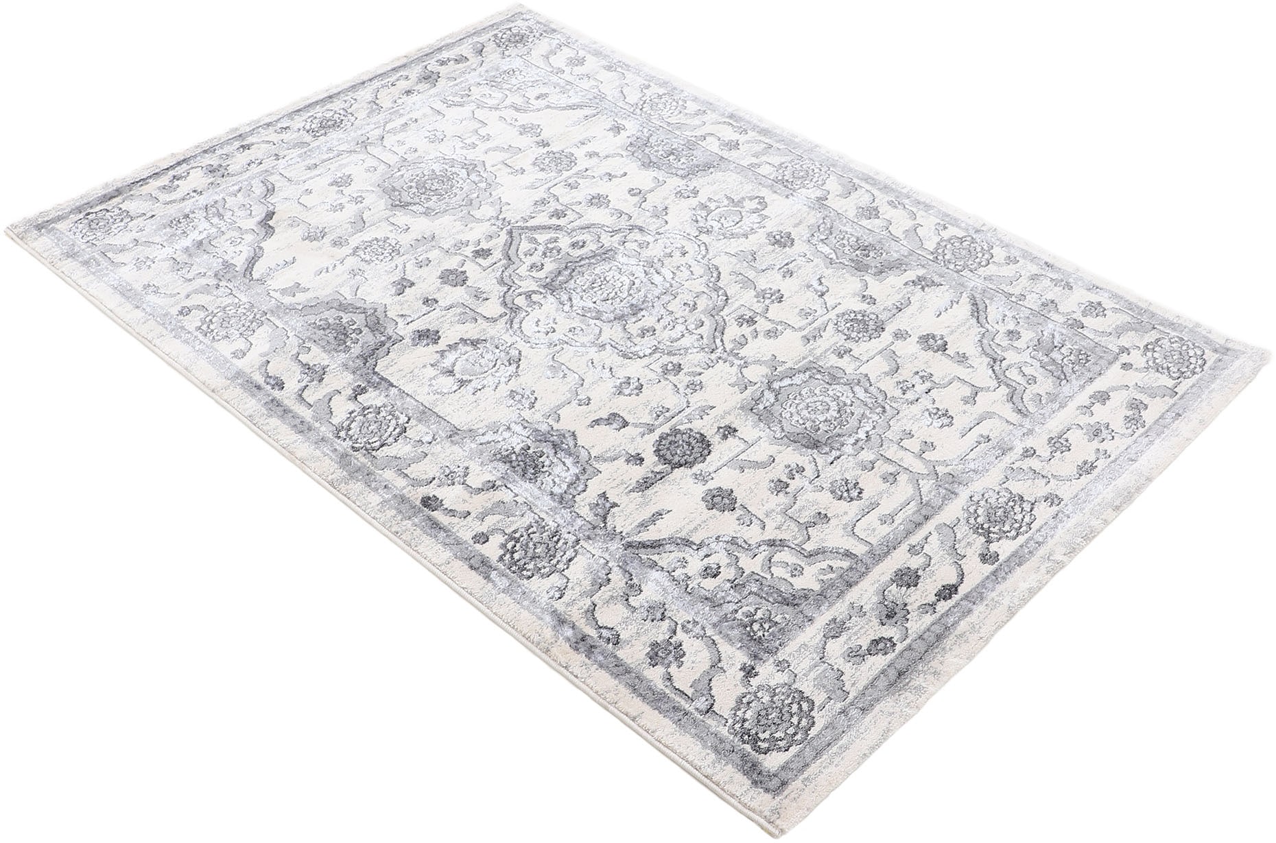 carpetfine Teppich »Holy«, rechteckig, 8 mm Höhe, Vintage-Seiden-Optik, Wohnzimmer
