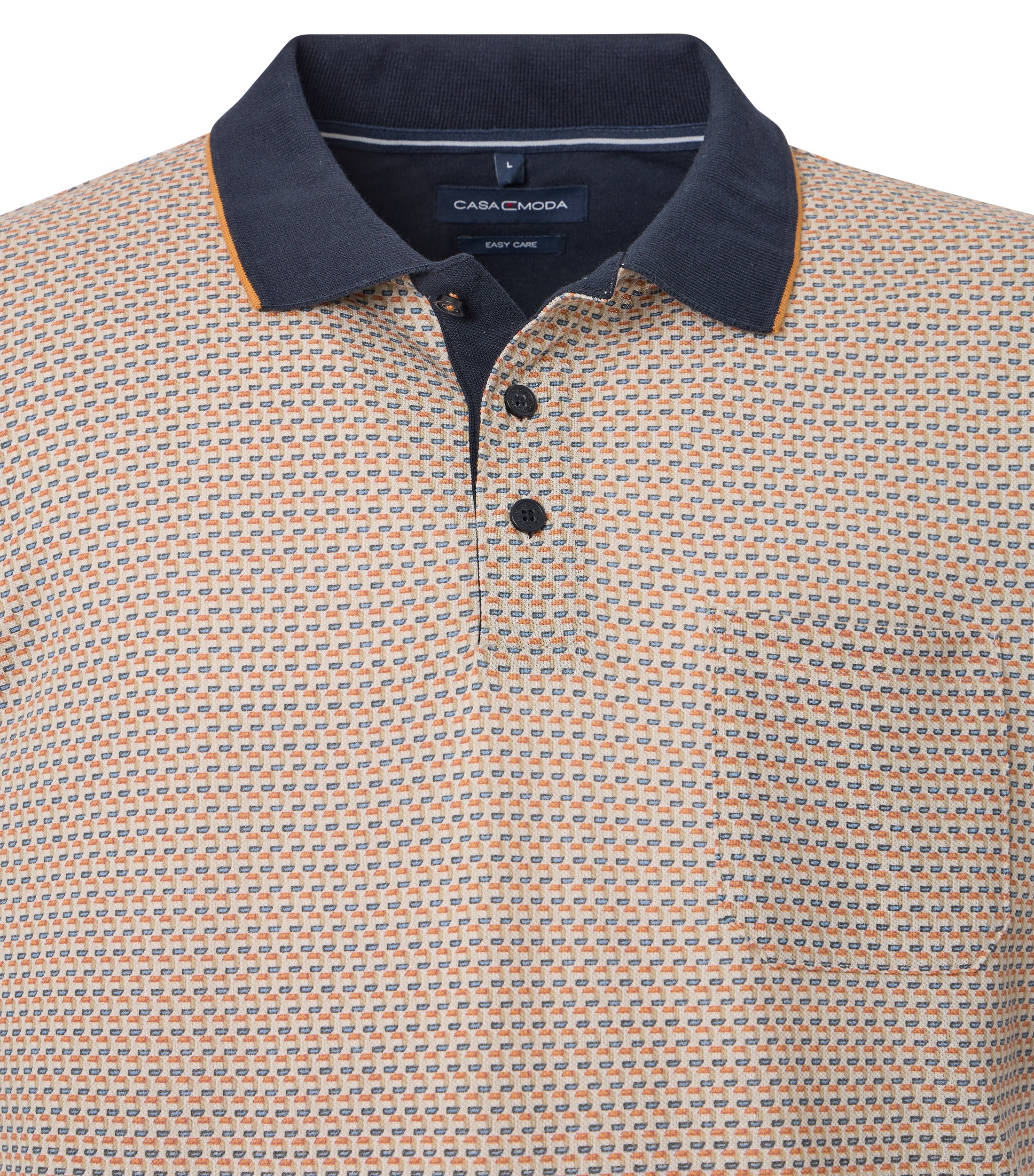 CASAMODA Poloshirt »CASAMODA Polo-Shirt Print«