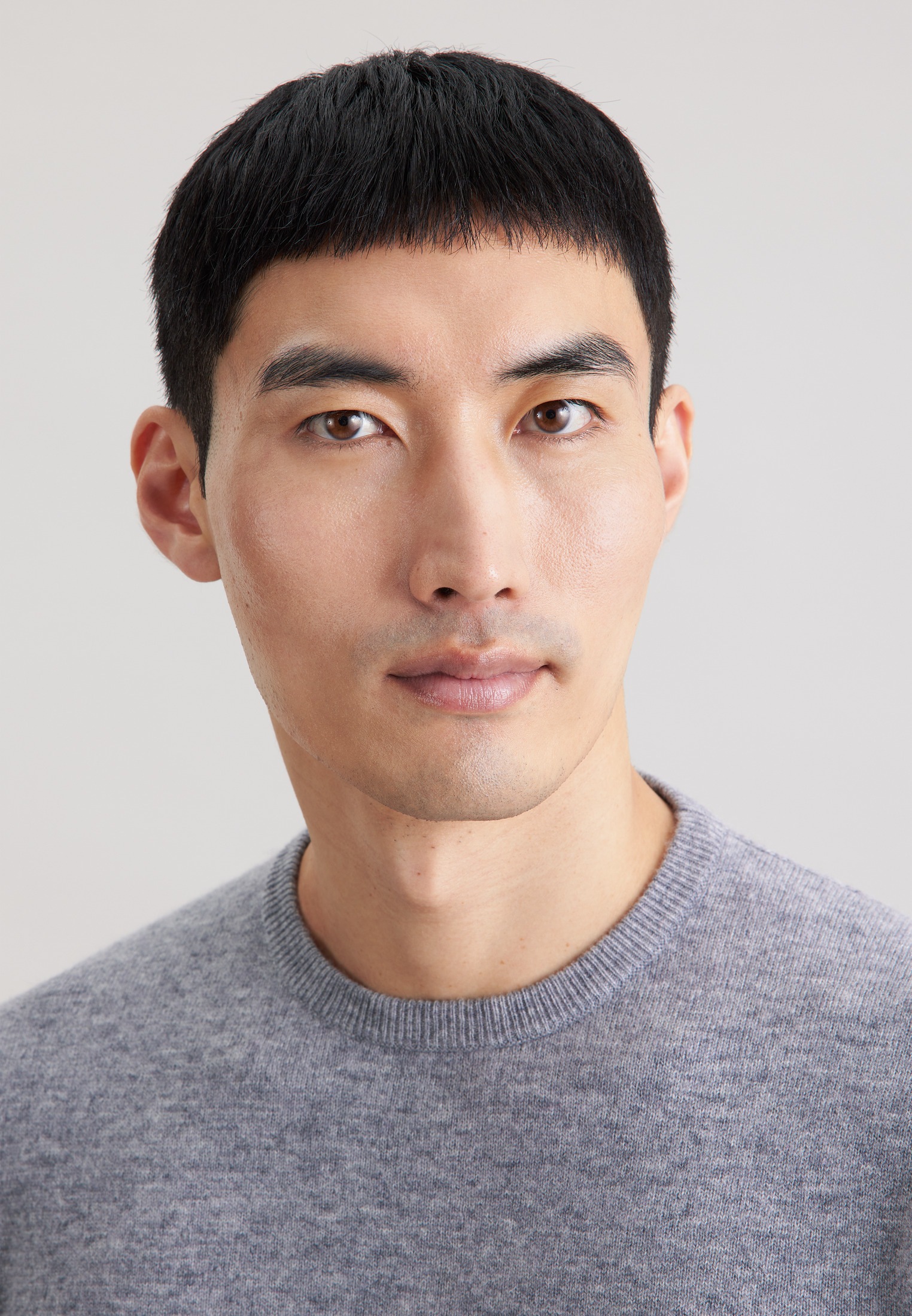 Thumbnail - seidensticker Strickpullover "Schwarze Rose" 1/1 Rundhals Uni