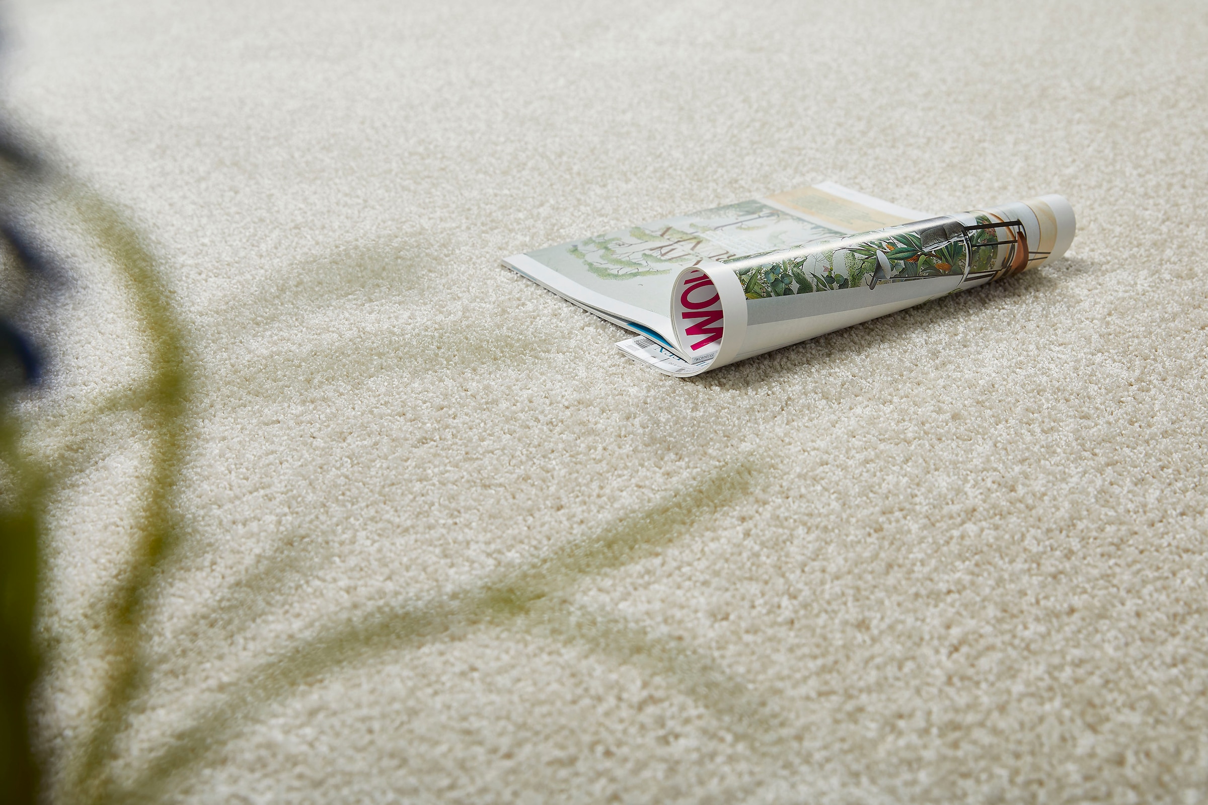 Andiamo Teppichboden »Portland, Velours, Made in Netherlands«, rechteckig, 11 mm Höhe, Uni Farben, Breite 400 cm, Wohnzimmer, strapazierfähig, pflegeleicht