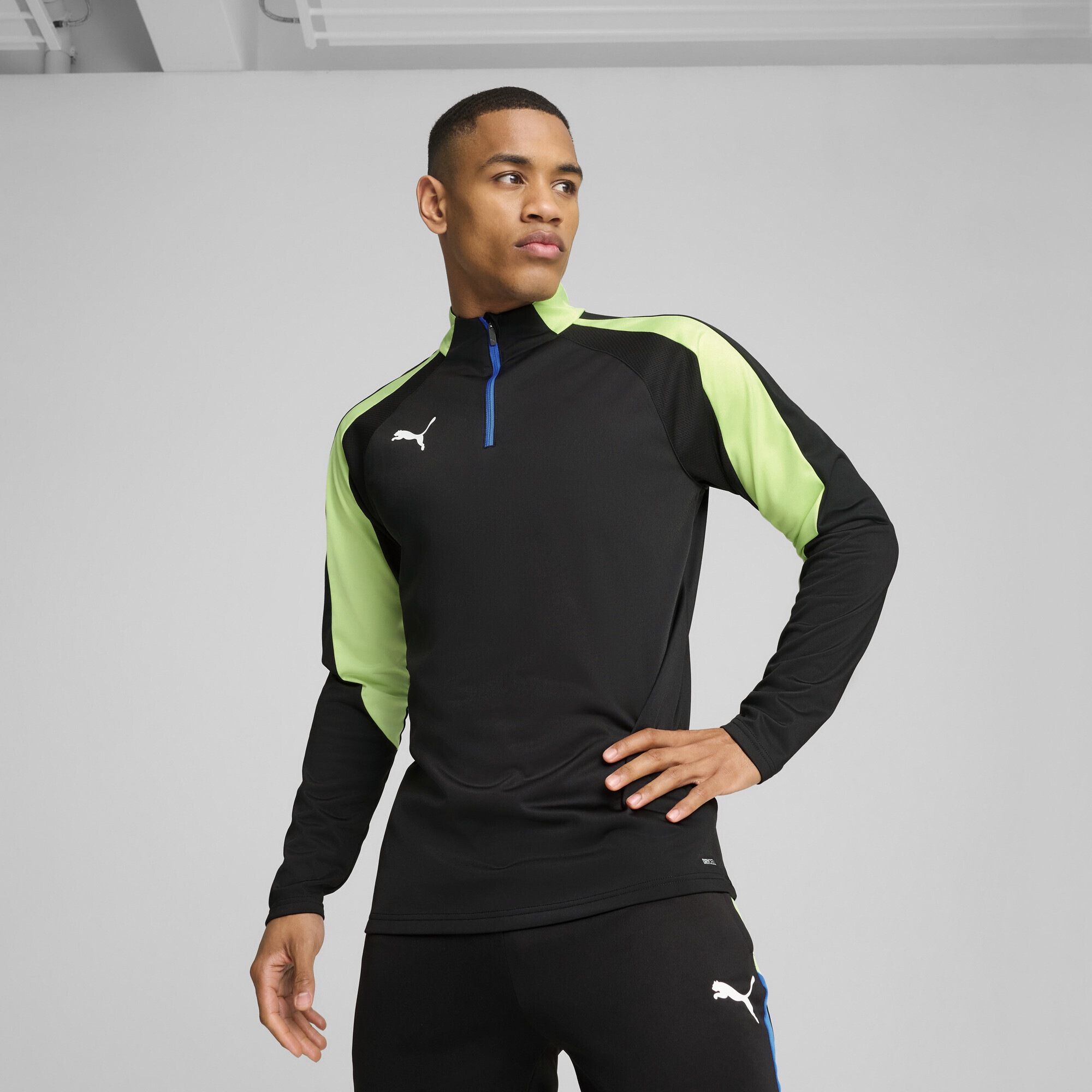 PUMA T-Shirt »individualLIGA Top mit viertellangem Reißverschluss Herren«