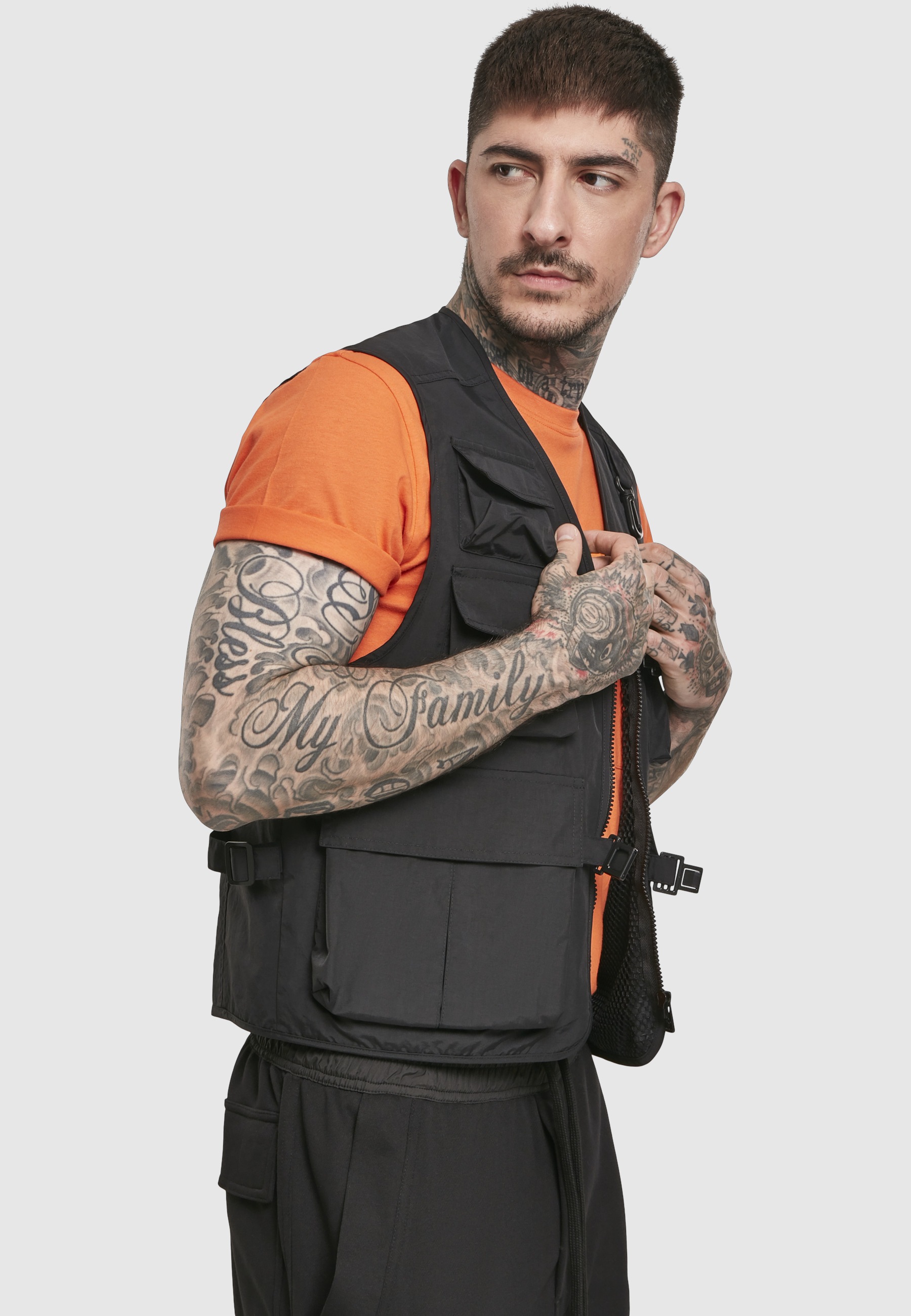 URBAN CLASSICS Jerseyweste »Urban Classics Herren Tactical Vest« 1