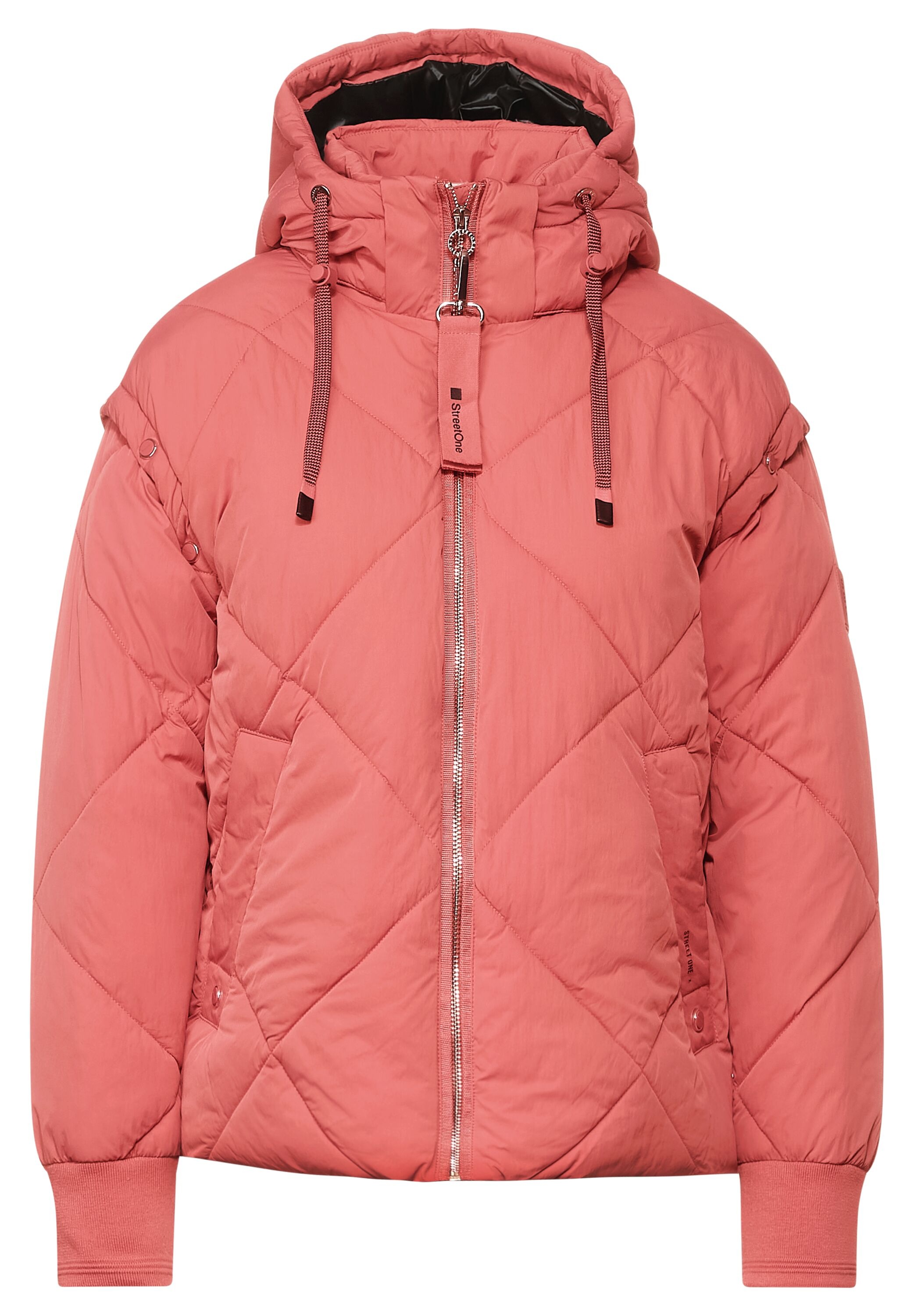 STREET ONE Winterjacke, mit Kapuze, mit abnehmbarer Kapuze