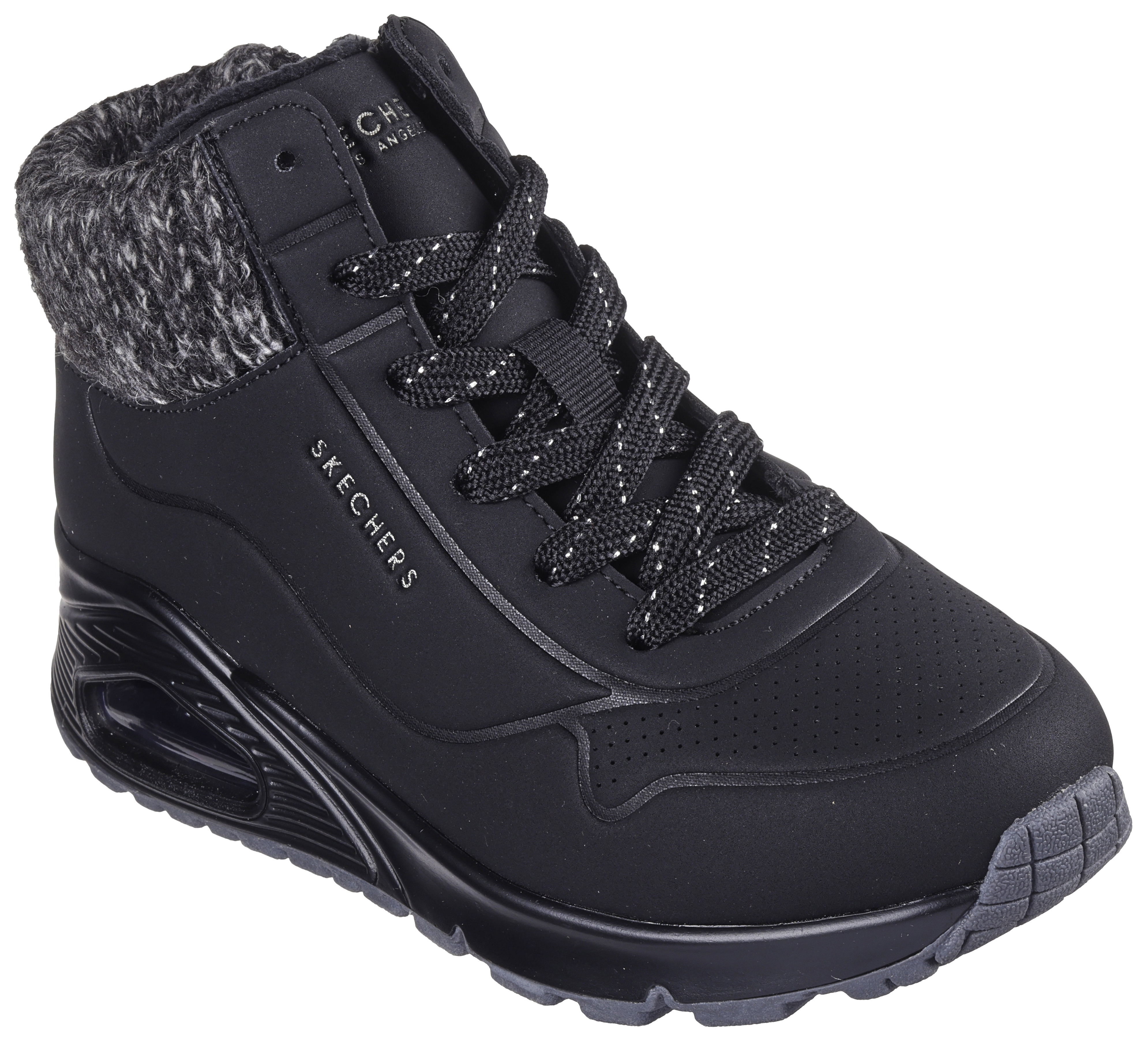 Skechers "Uno Gen1 - Darling Daze", Schnürboots, Winterstiefel, High Top Sneaker mit Warmfutter