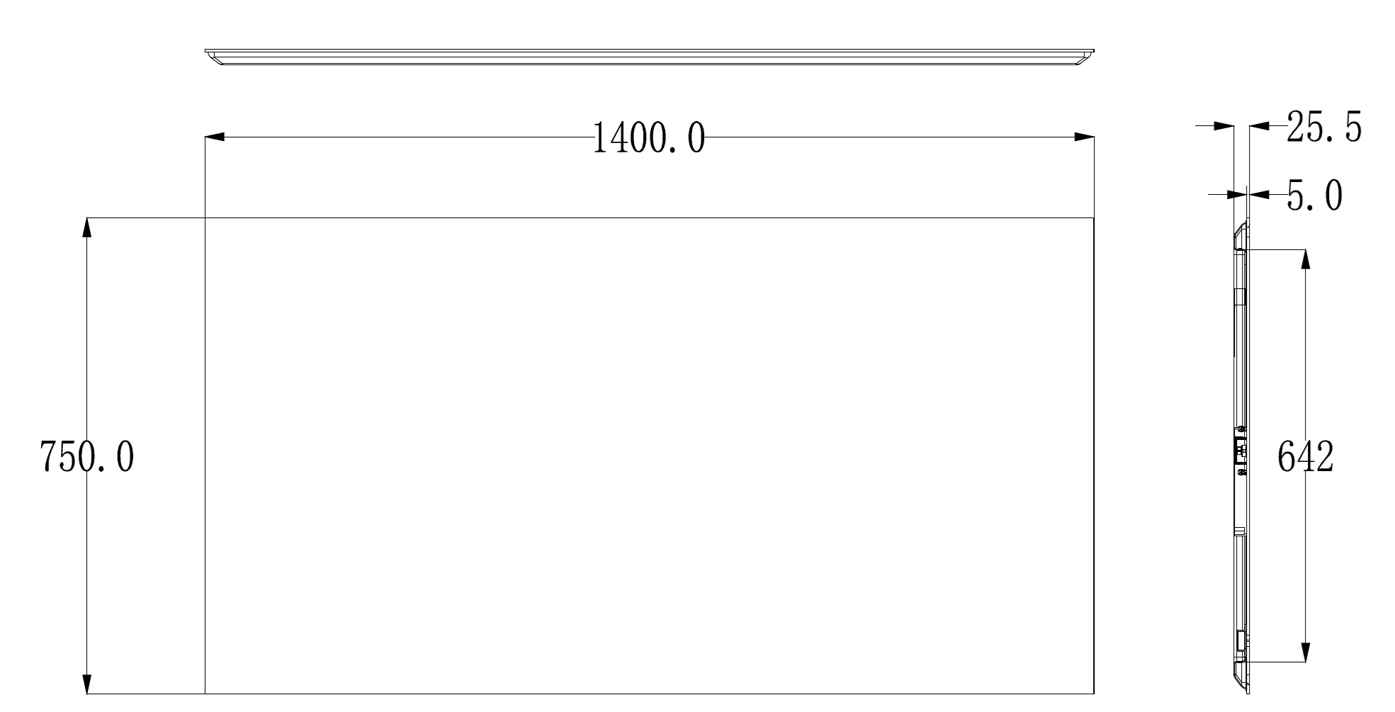 Loevschall LED-Lichtspiegel »Nibe, Spiegel mit LED-Hintergrundbeleuchtung, Quadratischer Spiegel« Natürliches warmweißes Licht, Einfache Montage, Dänisches Design