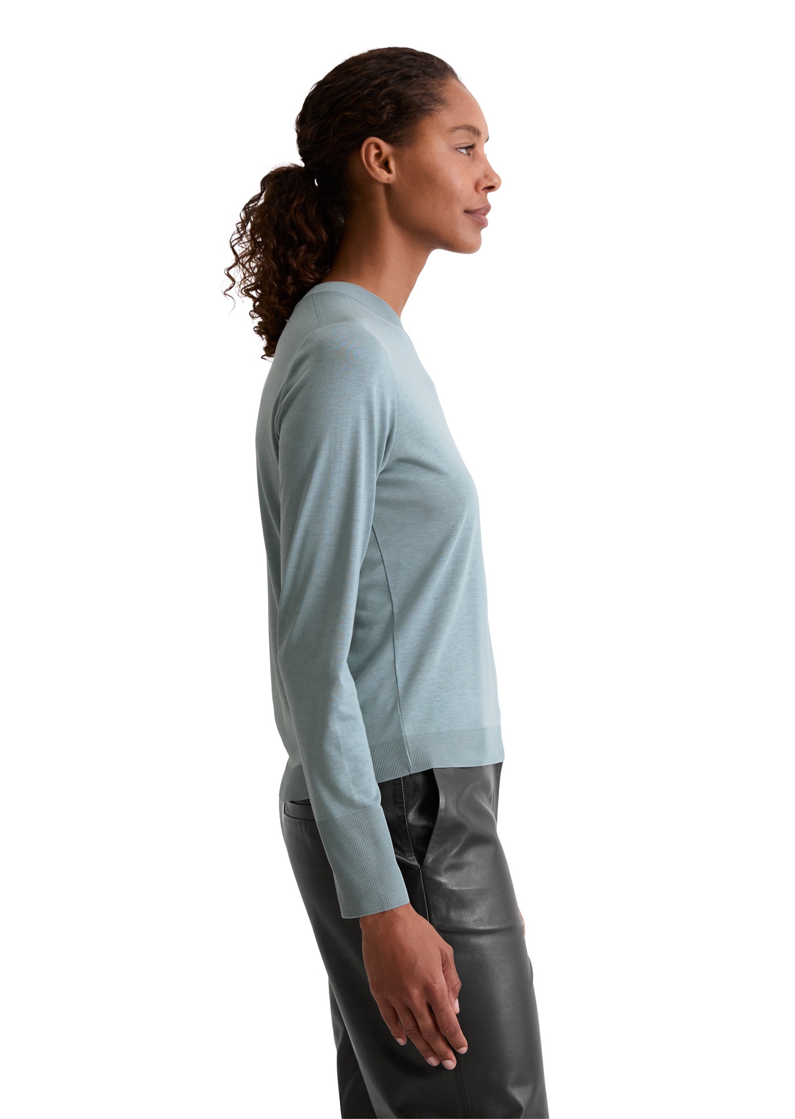 Marc OPolo Langarmshirt "aus TENCEL™ Lyocell-Baumwolle-Mix" günstig online kaufen