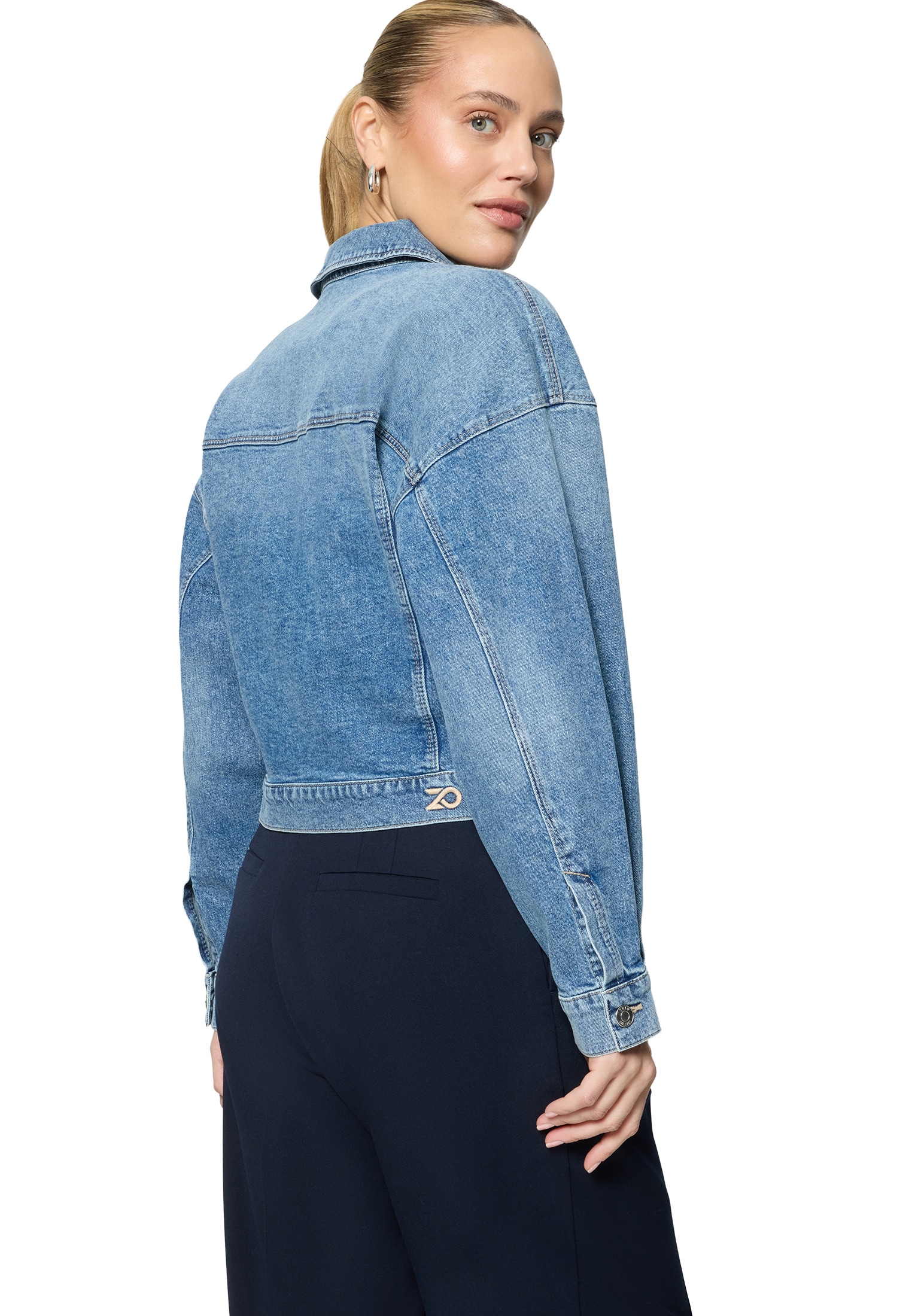 Zero Jackenblazer »Damen kurz mit Knopfleiste« Knopfleiste
