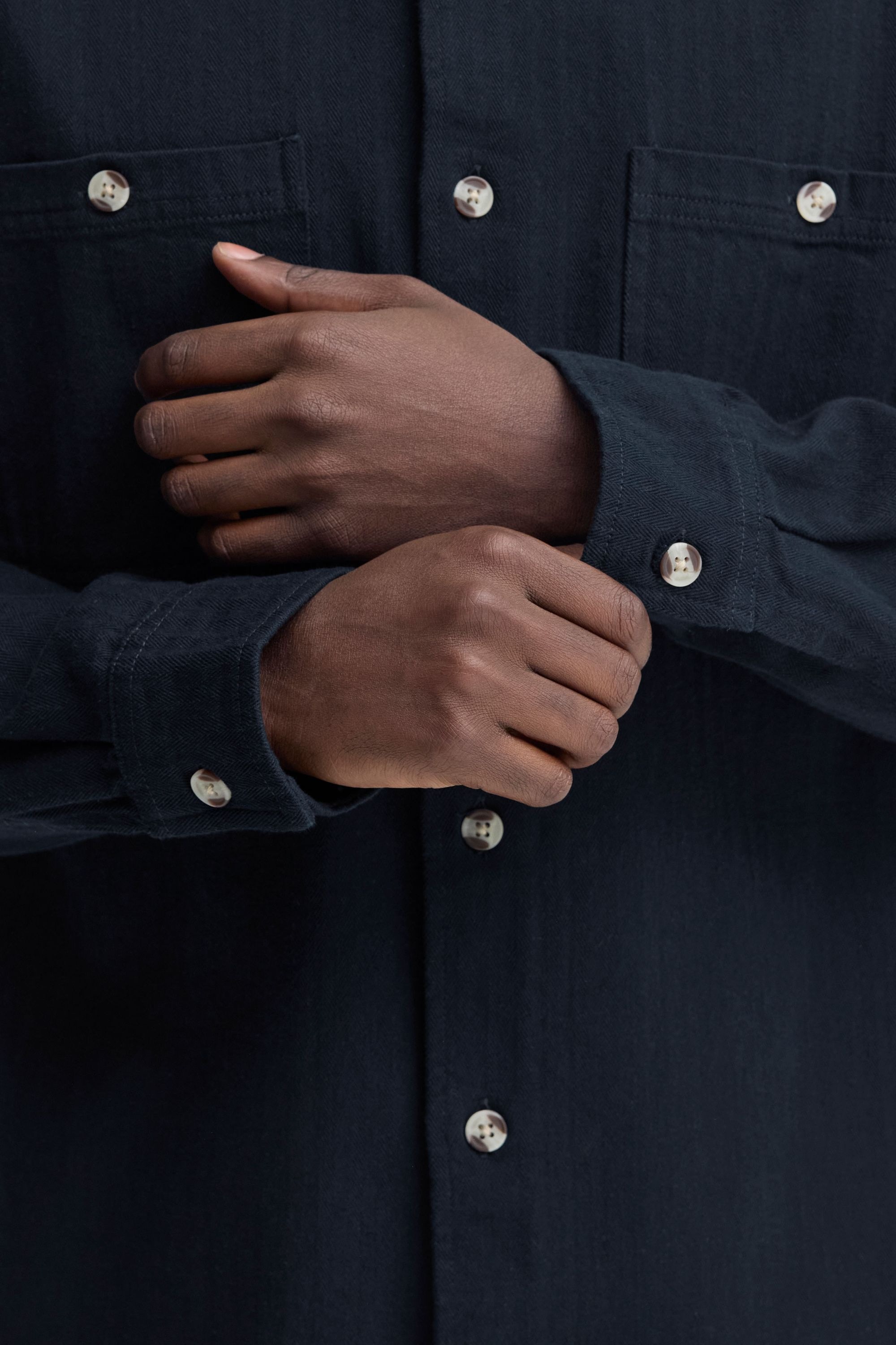 Blend Hemdjacke »BHDenny« ohne Kapuze Basic Overshirt mit Brusttaschen