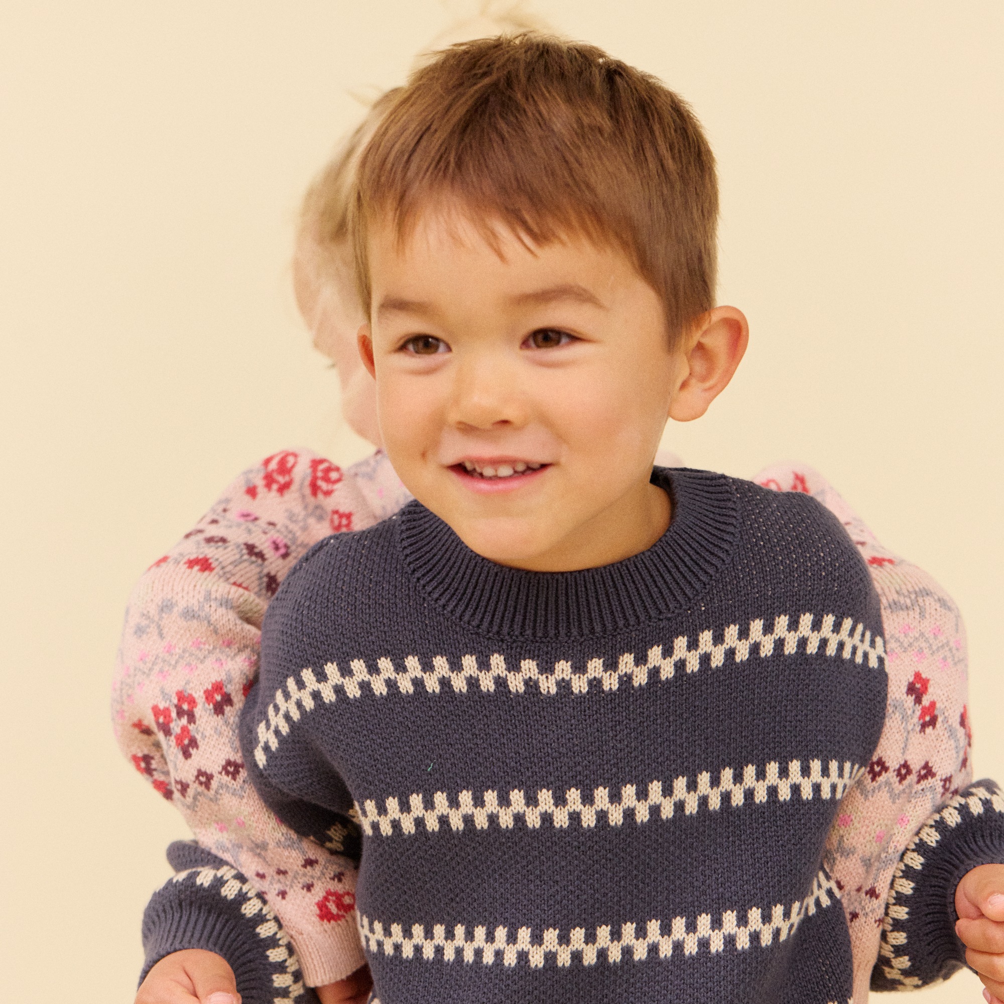 WHEAT Strickpullover »Jacquard Pullover Harlow« Baumwolle