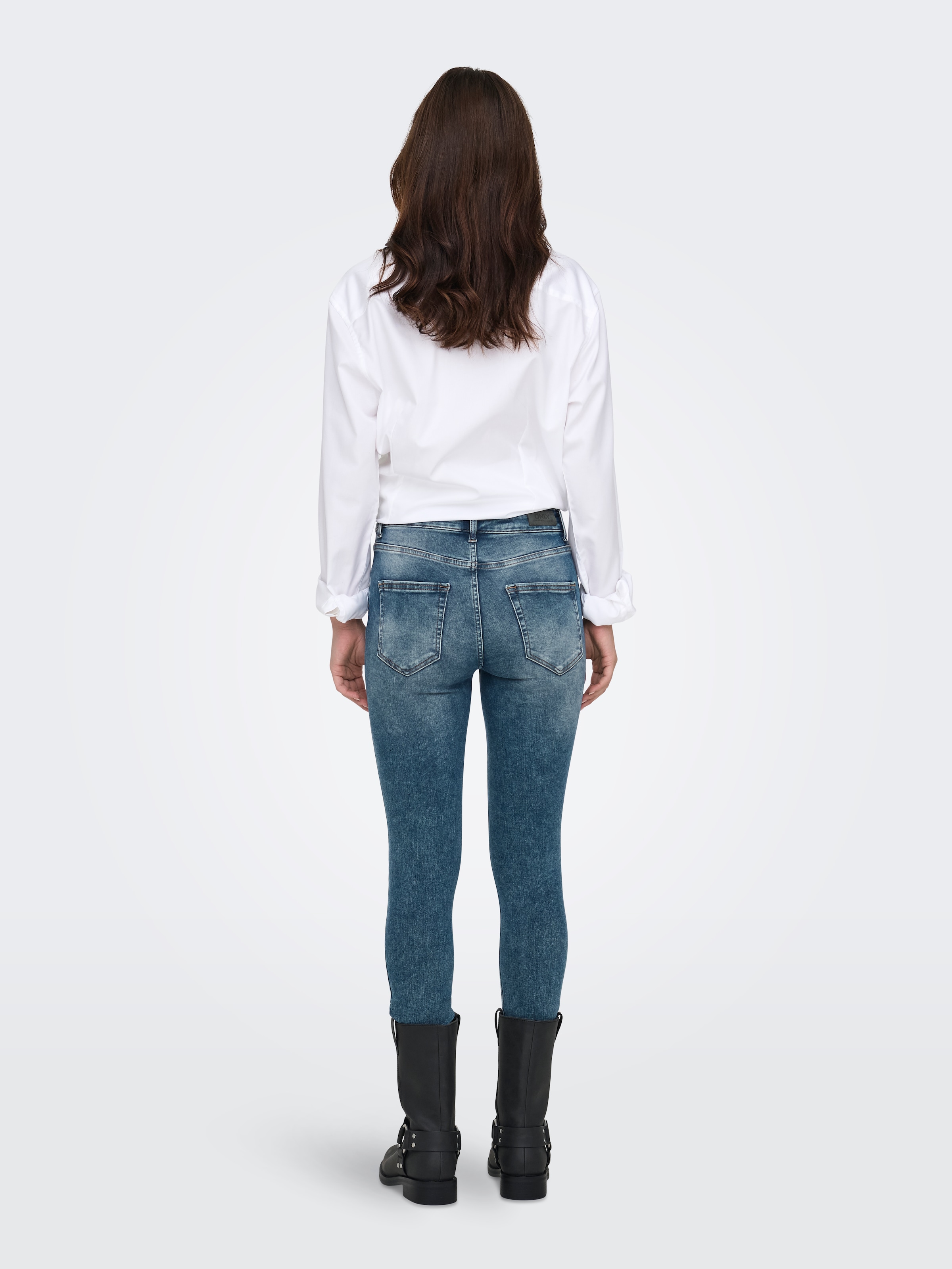 ONLY Skinny-fit-Jeans »ONLBLUSH MID SKIN ANK RW DNM REA593 NOOS«