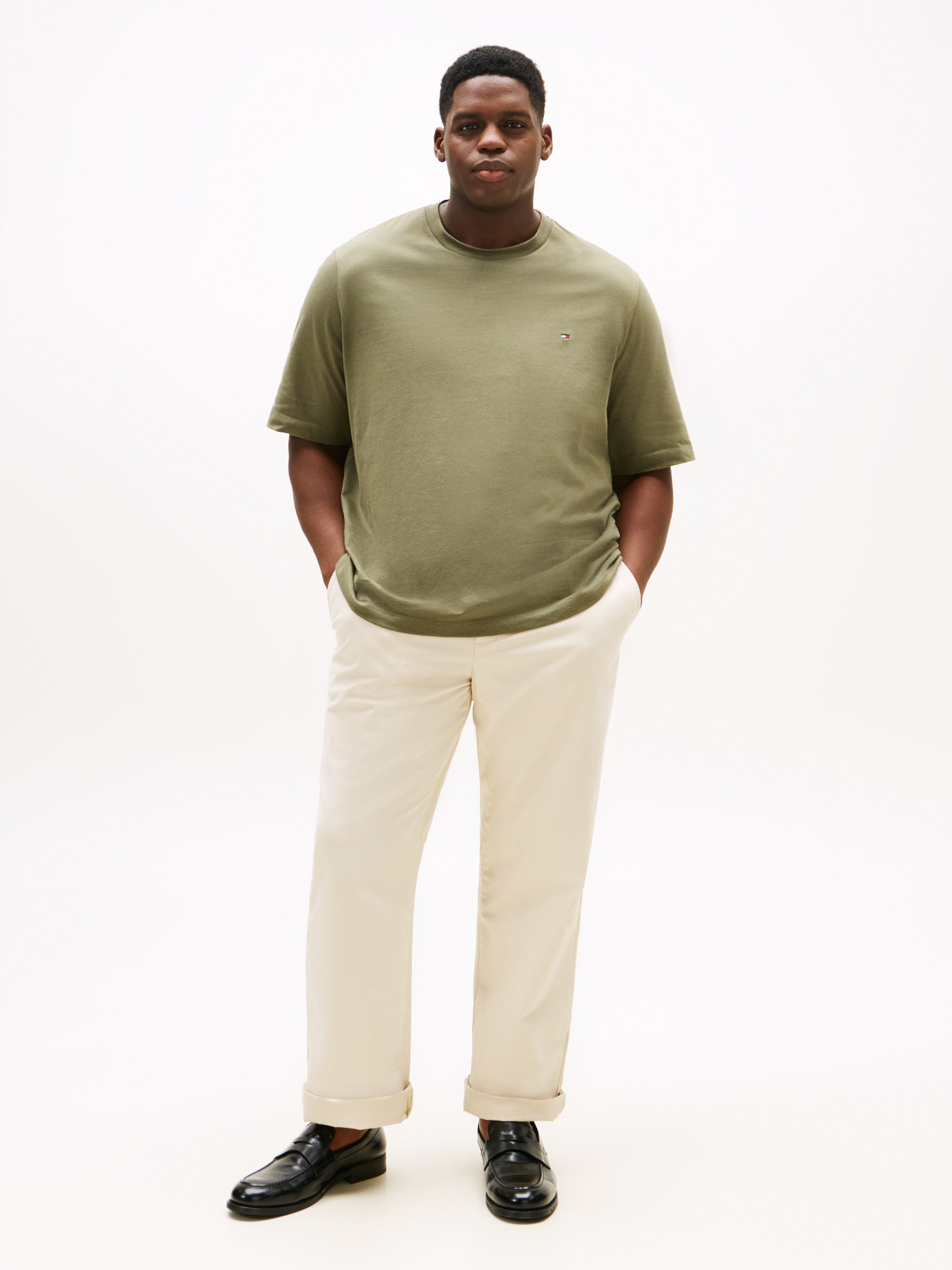 Tommy Hilfiger Big & Tall T-Shirt »BT-ESS SEASONAL REG SOLID TEE-B«, Große Größen
