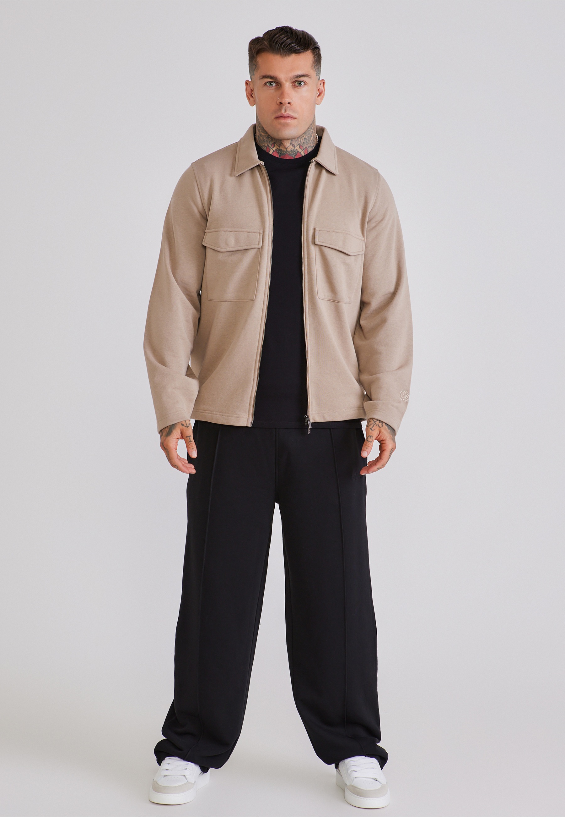 Siksilk Poloshirt »SikSilk Smart Overshirt« 1