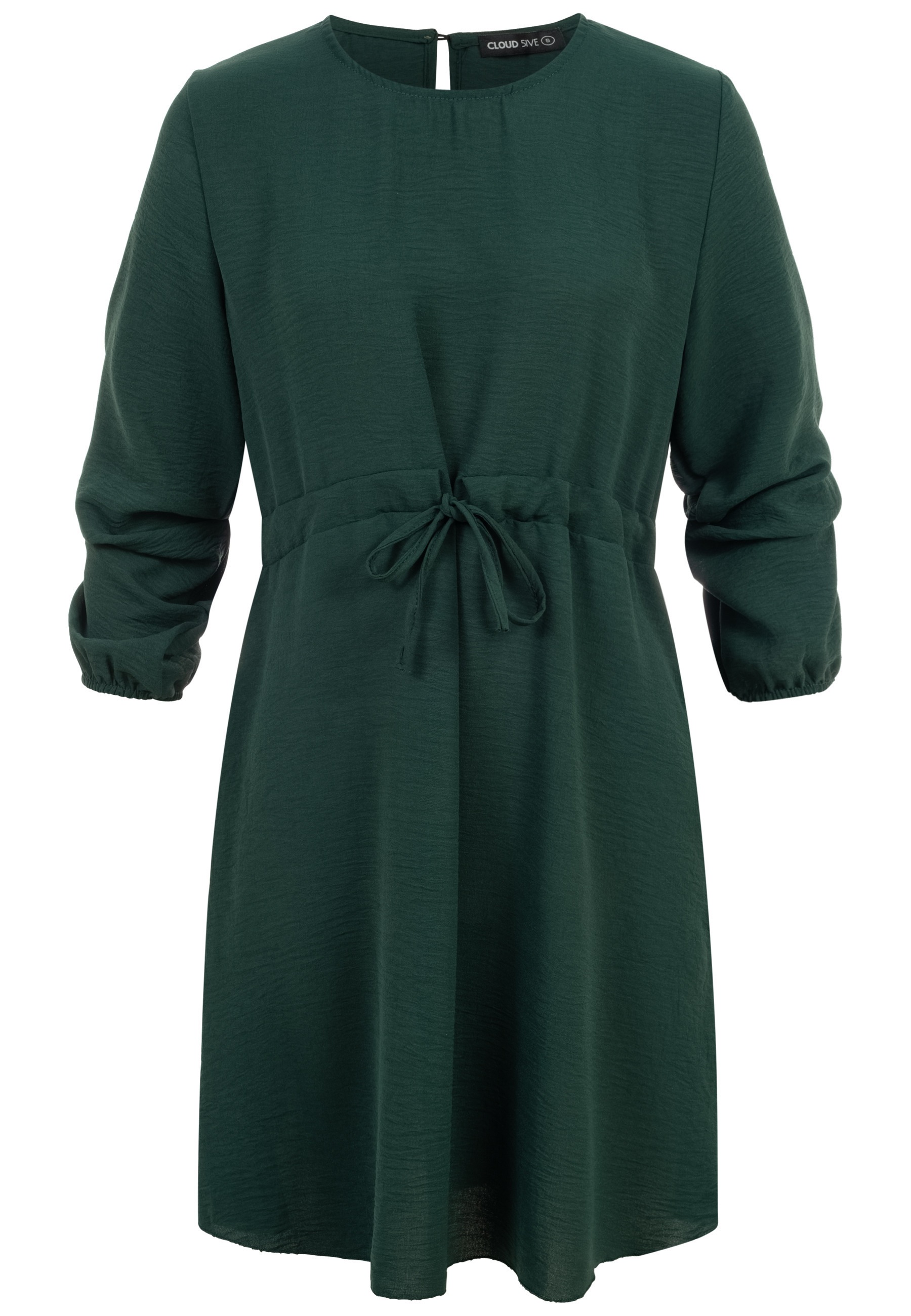 CLOUD 5IVE A-Linien-Kleid "CLOUD 5IVE Longsleeve Musselin Dress" 1 tlg.