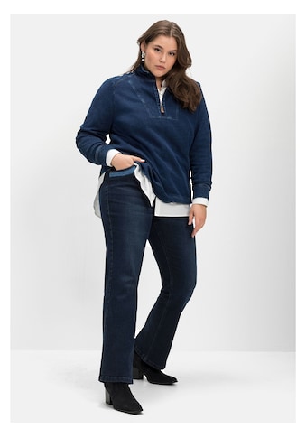 Sheego Bootcut-Jeans »Jeans«, mit Kontrastdetails an Bein und Tasche kaufen