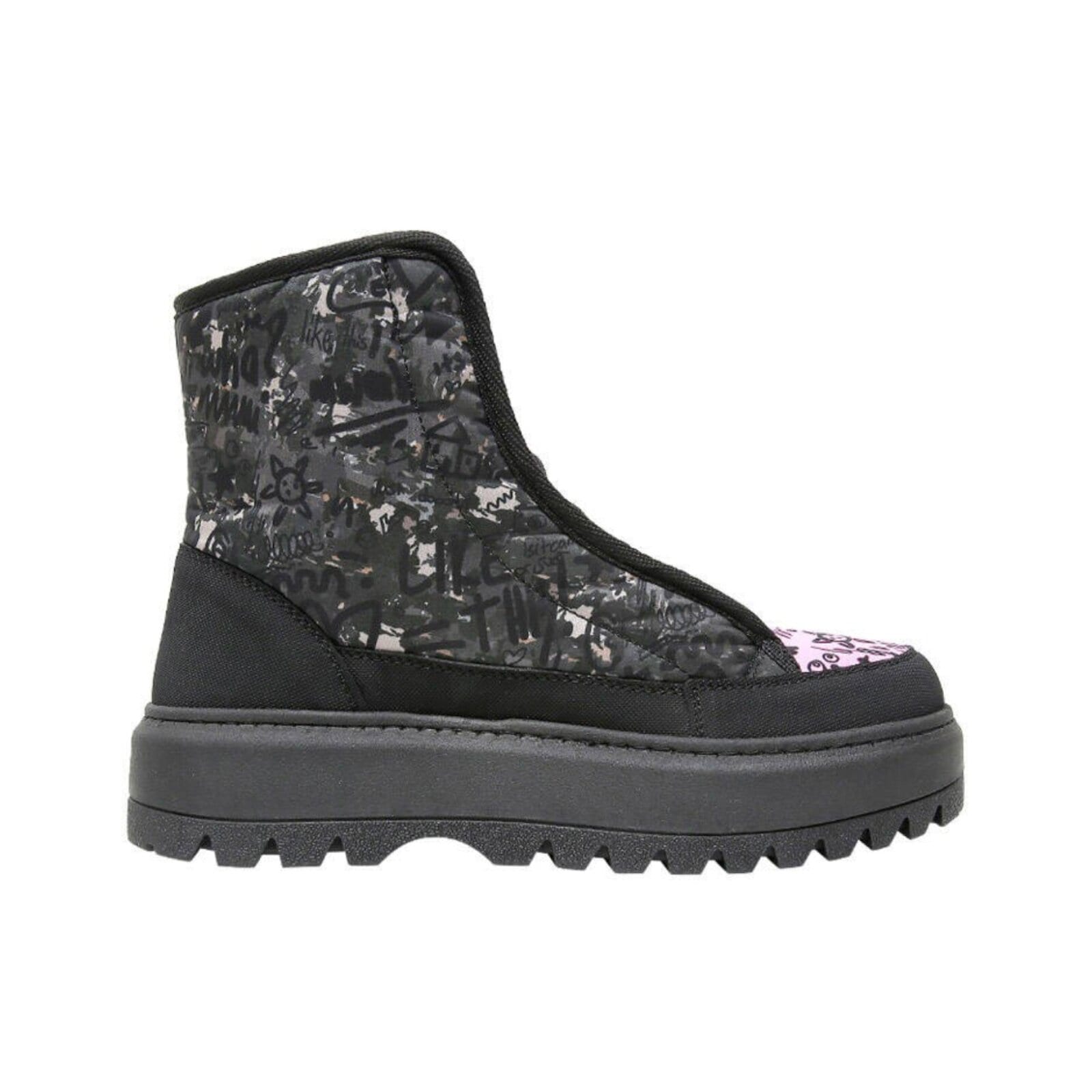 DOGO Winterstiefel »Shelly Boots Schnürstiefel Doodle Camo Damen Stiefeletten«  Handgefertigt