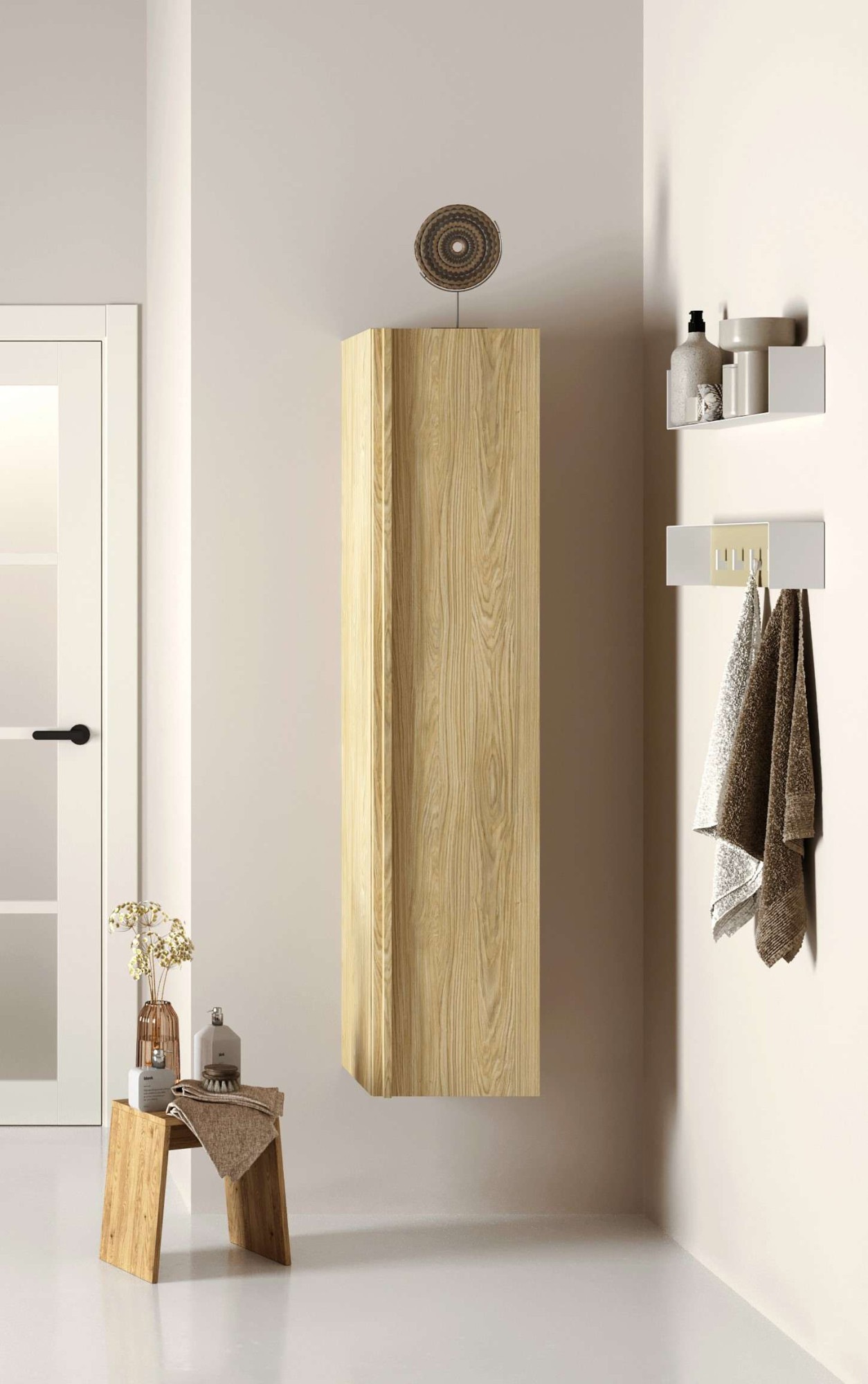 welltime Hochschrank »Only«, Breite 35 cm, Höhe 160 cm, mit Soft-Close-Funktion, FSC®