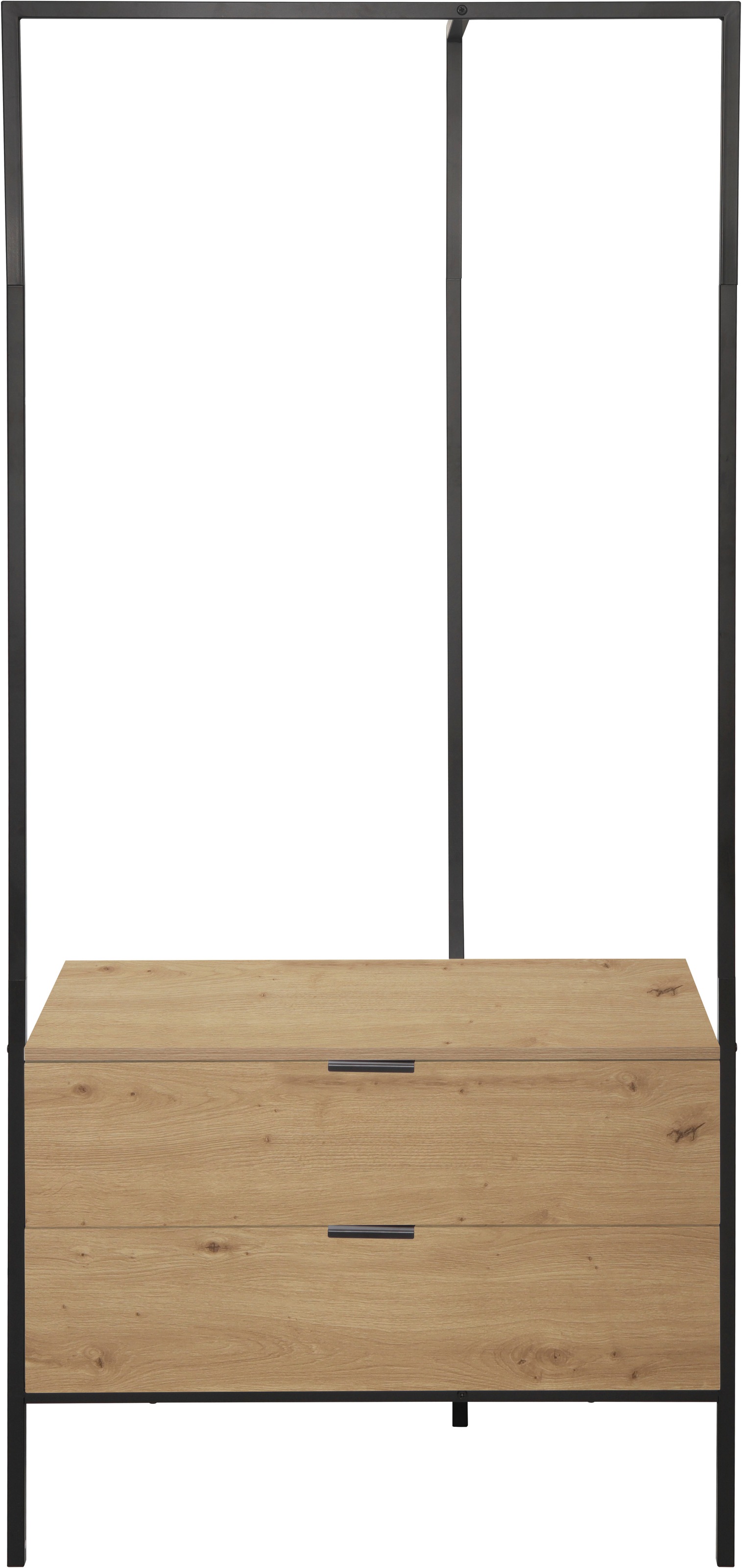 Thumbnail - INOSIGN Garderobenschrank "Innsbruck", (1 St.), Garderobe mit Kleiderstange & 2 Schubladen - (B/T/H) 85/47/190 cm