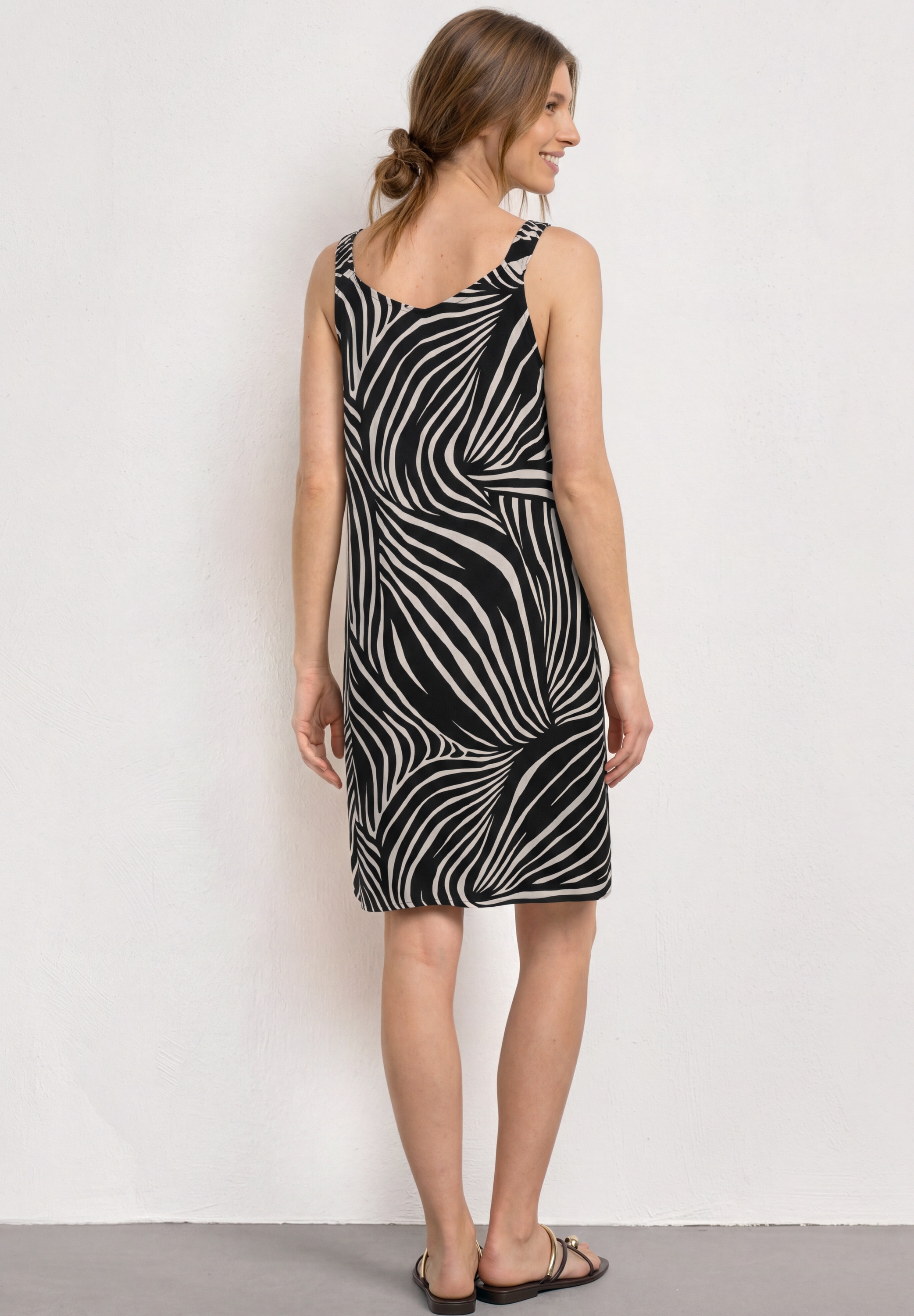 STREET ONE Sommerkleid Ohne Taschen aus Viskose