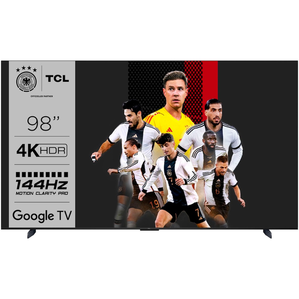 TCL LED-Fernseher »98P743X1«, 248 cm/98 Zoll, 4K Ultra HD, Google TV-Smart-TV
